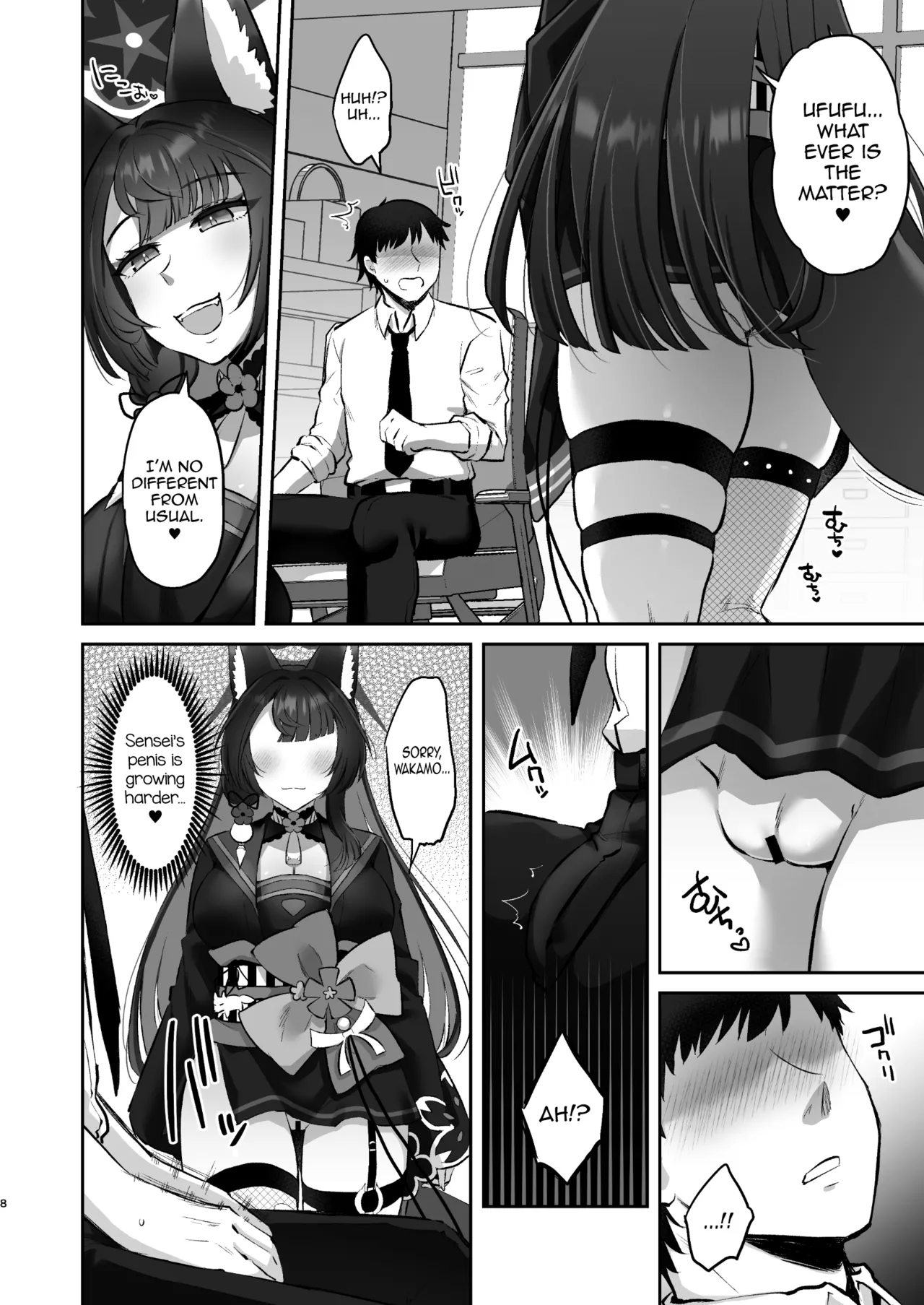 [Goomin (gumi)] Wakamo wa dakaretai | Wakamo Wants to Be Made Love To (Blue Archive) [English] [mysterymeat3] [Digital] image number 7
