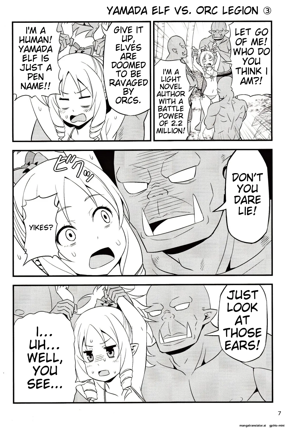 (C92) [Yudokuya (Tomokichi)] Yamada Elf Sensei VS Orc Gundan (Eromanga Sensei) [English] [MTL] numero di immagine  5