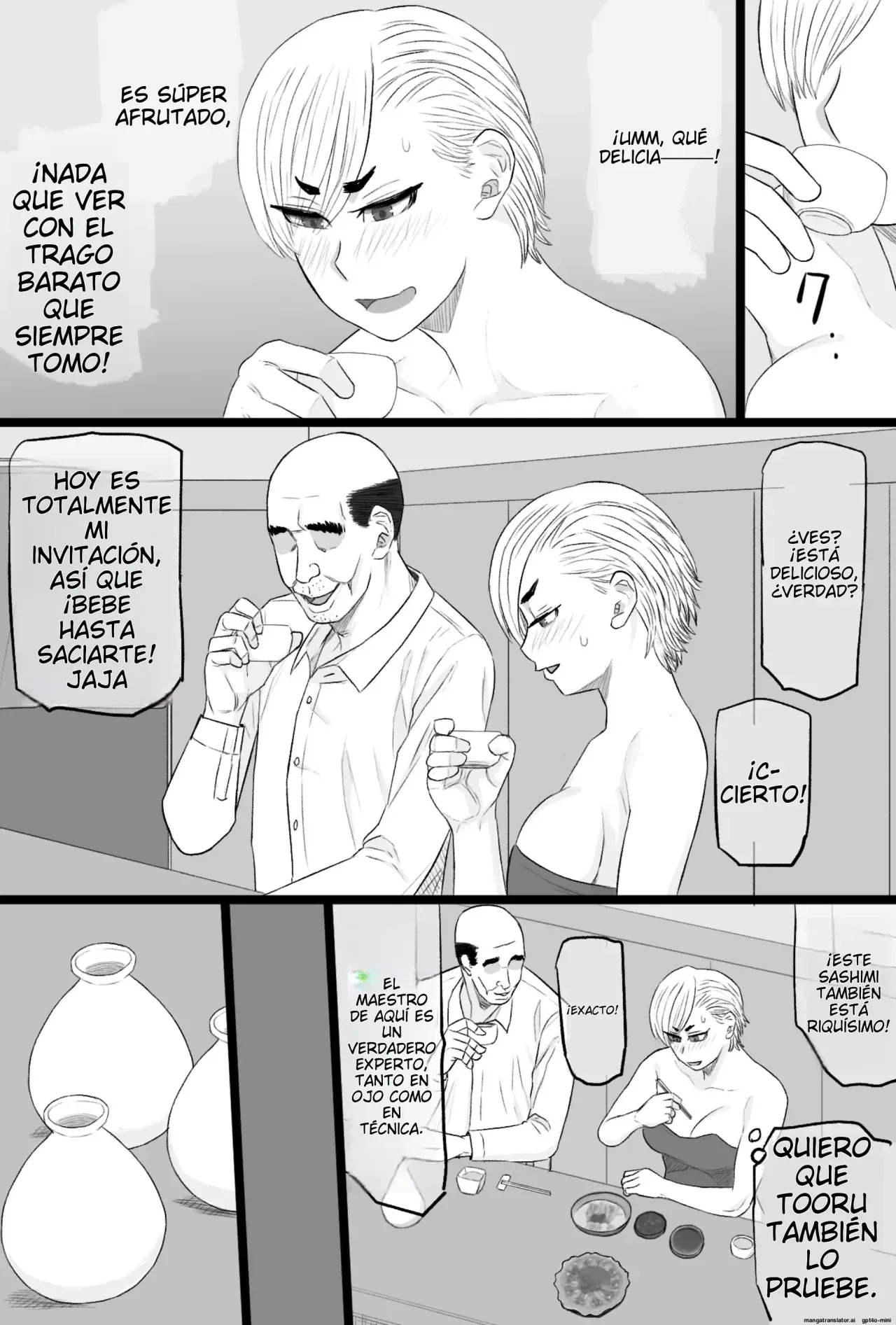 [Kintama Ookami (Tamarou)] Senshoku Tsuma 7 ~Kenka Saikyou Motoyan Single Mother ga Dosukebe HihiJijii no Iro ni Somaru Made~ | Esposa Infiel 7 ~Madre Soltera y la Ex-Delincuente Juvenil más Temida se Rinde ante Viejo Pervertido~ [Spanish] [NTRForever] Bildnummer 15