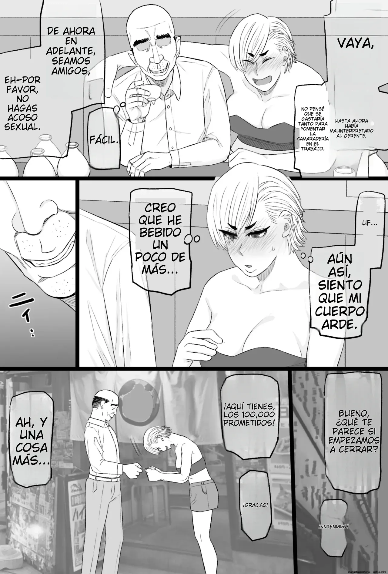 [Kintama Ookami (Tamarou)] Senshoku Tsuma 7 ~Kenka Saikyou Motoyan Single Mother ga Dosukebe HihiJijii no Iro ni Somaru Made~ | Esposa Infiel 7 ~Madre Soltera y la Ex-Delincuente Juvenil más Temida se Rinde ante Viejo Pervertido~ [Spanish] [NTRForever] Bildnummer 16