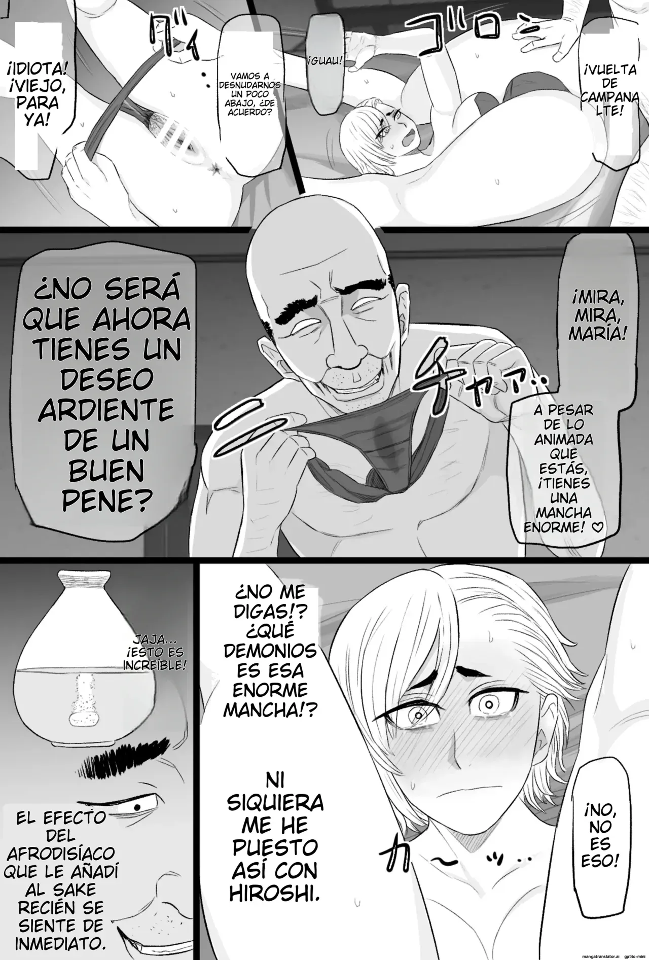 [Kintama Ookami (Tamarou)] Senshoku Tsuma 7 ~Kenka Saikyou Motoyan Single Mother ga Dosukebe HihiJijii no Iro ni Somaru Made~ | Esposa Infiel 7 ~Madre Soltera y la Ex-Delincuente Juvenil más Temida se Rinde ante Viejo Pervertido~ [Spanish] [NTRForever] Bildnummer 25