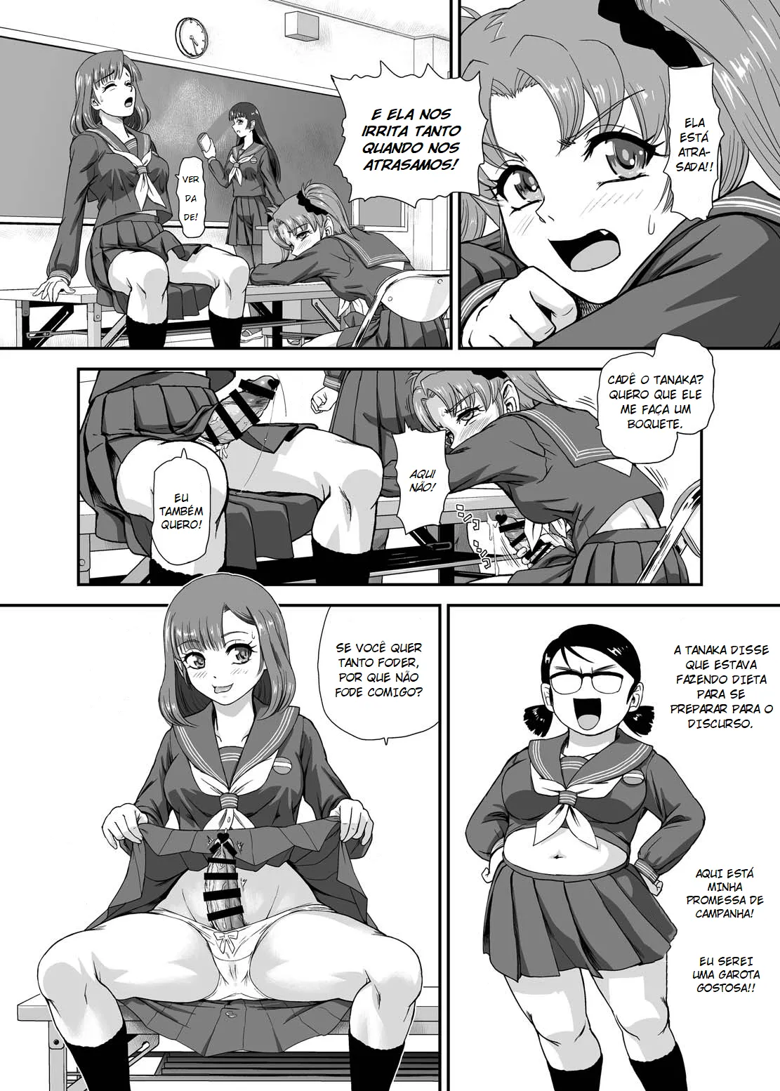 [BehindMoon (Dulce-Q)] Futanari nanode Gakkou Seikatsu ga Fuan desu 9 | A Vida Escolar De Uma Futanari 9 [Portuguese-BR] [Digital] imagen número 14