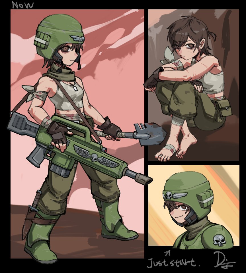 (Dif漫 | DifmanM) Fire Warrior X Catachan Jungle Fighter (Warhammer 40K) 이미지 번호 3