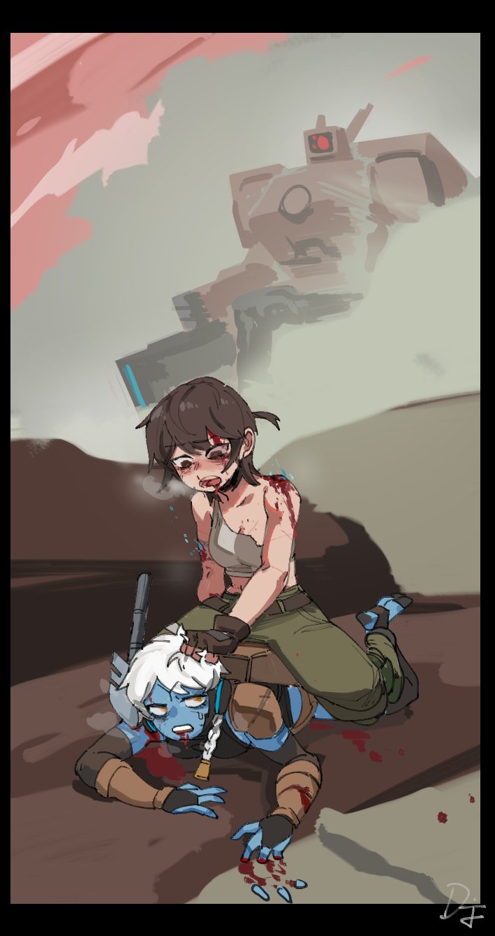 (Dif漫 | DifmanM) Fire Warrior X Catachan Jungle Fighter (Warhammer 40K) 이미지 번호 6