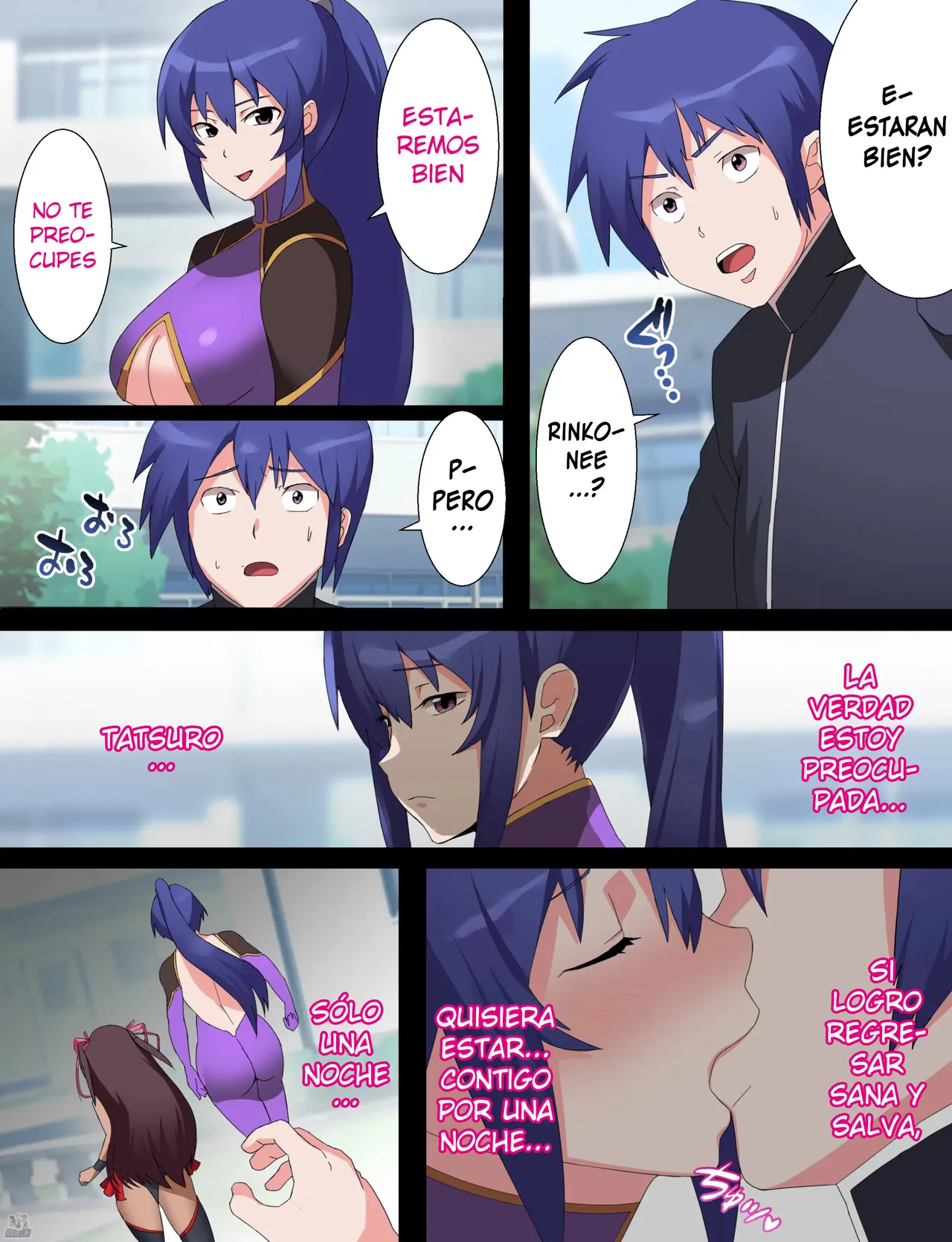 [Torino Sunakimo] Rinko Netorare Orc no Haramizuma to Natta Hi | Rinko fue Infiel el Día que se Convirtió en la Esposa Embarazada de un Orco (Taimanin Yukikaze) [Spanish] [KnightsMighty] [Full Color Version] Bildnummer 3