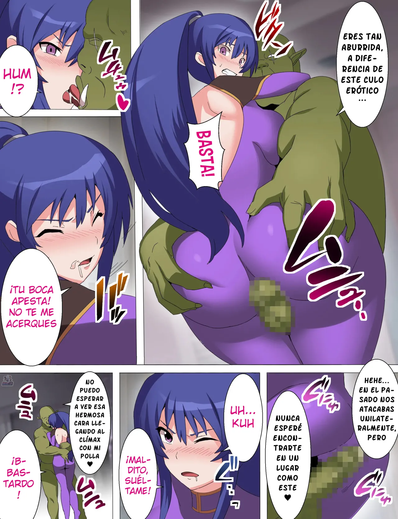 [Torino Sunakimo] Rinko Netorare Orc no Haramizuma to Natta Hi | Rinko fue Infiel el Día que se Convirtió en la Esposa Embarazada de un Orco (Taimanin Yukikaze) [Spanish] [KnightsMighty] [Full Color Version] Bildnummer 9