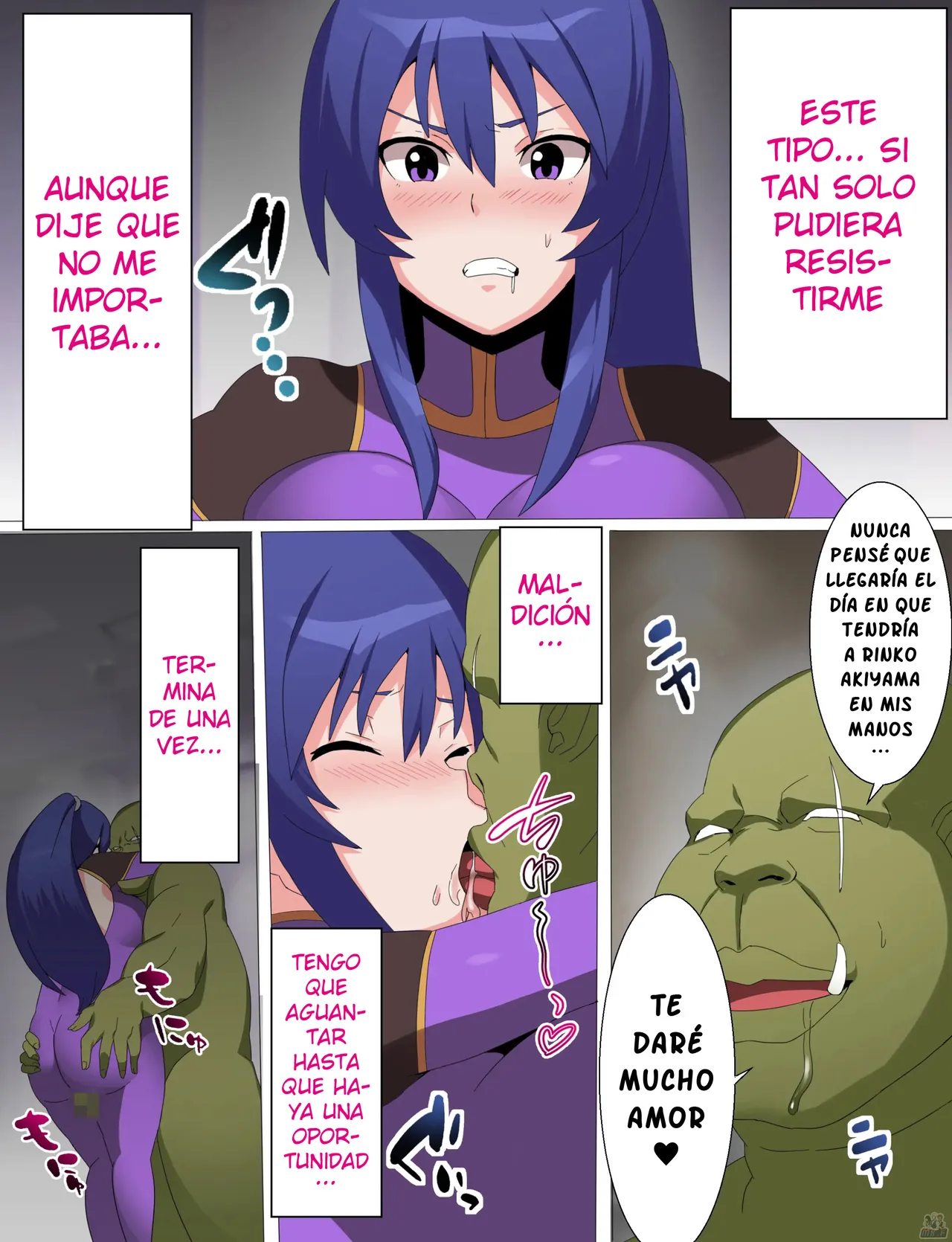 [Torino Sunakimo] Rinko Netorare Orc no Haramizuma to Natta Hi | Rinko fue Infiel el Día que se Convirtió en la Esposa Embarazada de un Orco (Taimanin Yukikaze) [Spanish] [KnightsMighty] [Full Color Version] Bildnummer 10