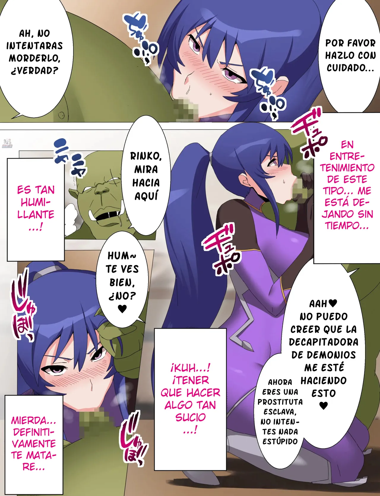 [Torino Sunakimo] Rinko Netorare Orc no Haramizuma to Natta Hi | Rinko fue Infiel el Día que se Convirtió en la Esposa Embarazada de un Orco (Taimanin Yukikaze) [Spanish] [KnightsMighty] [Full Color Version] Bildnummer 11
