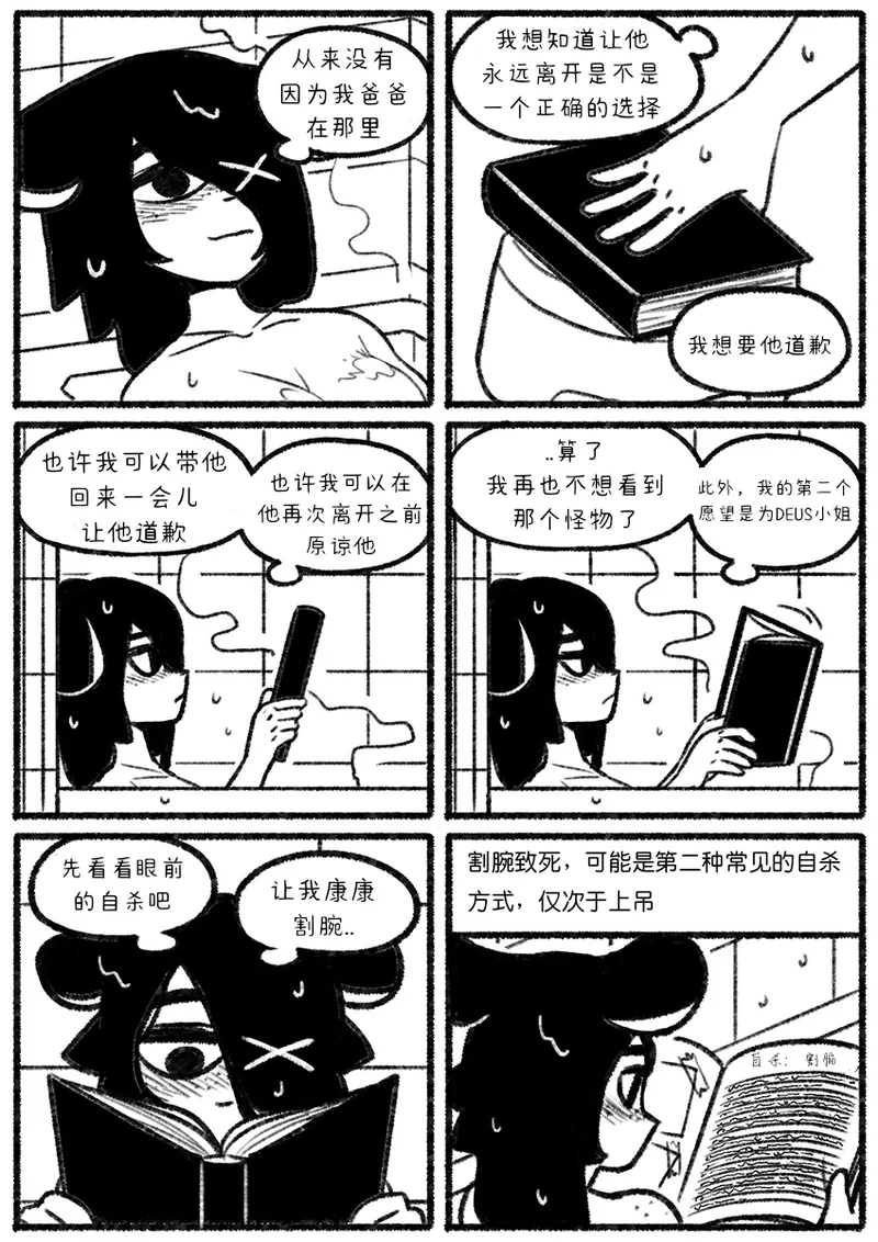 Chosecond (최유진)厌世之鼠2——割腕自杀【精卫个人汉化】 numero di immagine  17