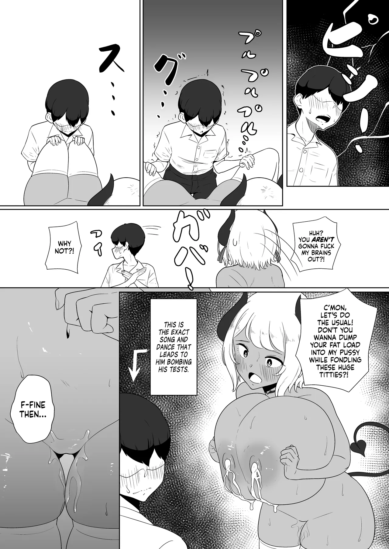[Toiro-tei (Kuroiro Toiro)] inma na Osananajimi no Sakunyuu Jijou "Houkago Onedari Chichishibori Hen" ー Milking My Succubus Childhood Friend?! - Begging To Be Wrung Out After School! [English] [head empty] [Digital] Bildnummer 22