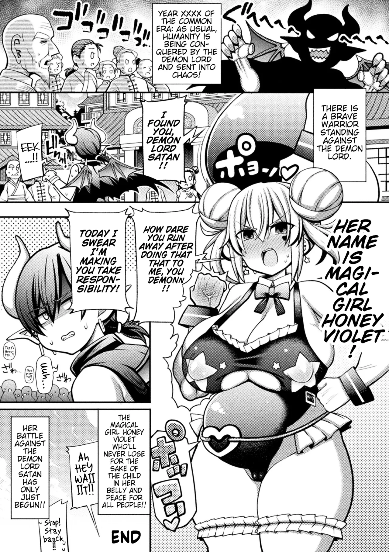 [Rityou] Makeruna! Mahou Shoujo Hanii・Baiorettotan! ~Maou Satan no Gyakushuu~ | Don't Lose! Magical Girl Honey Violet-tan! ~The Demon Lord Satan's Counterattack~ (Kukkoro Heroines Vol. 13) [English] [Pangean] image number 20