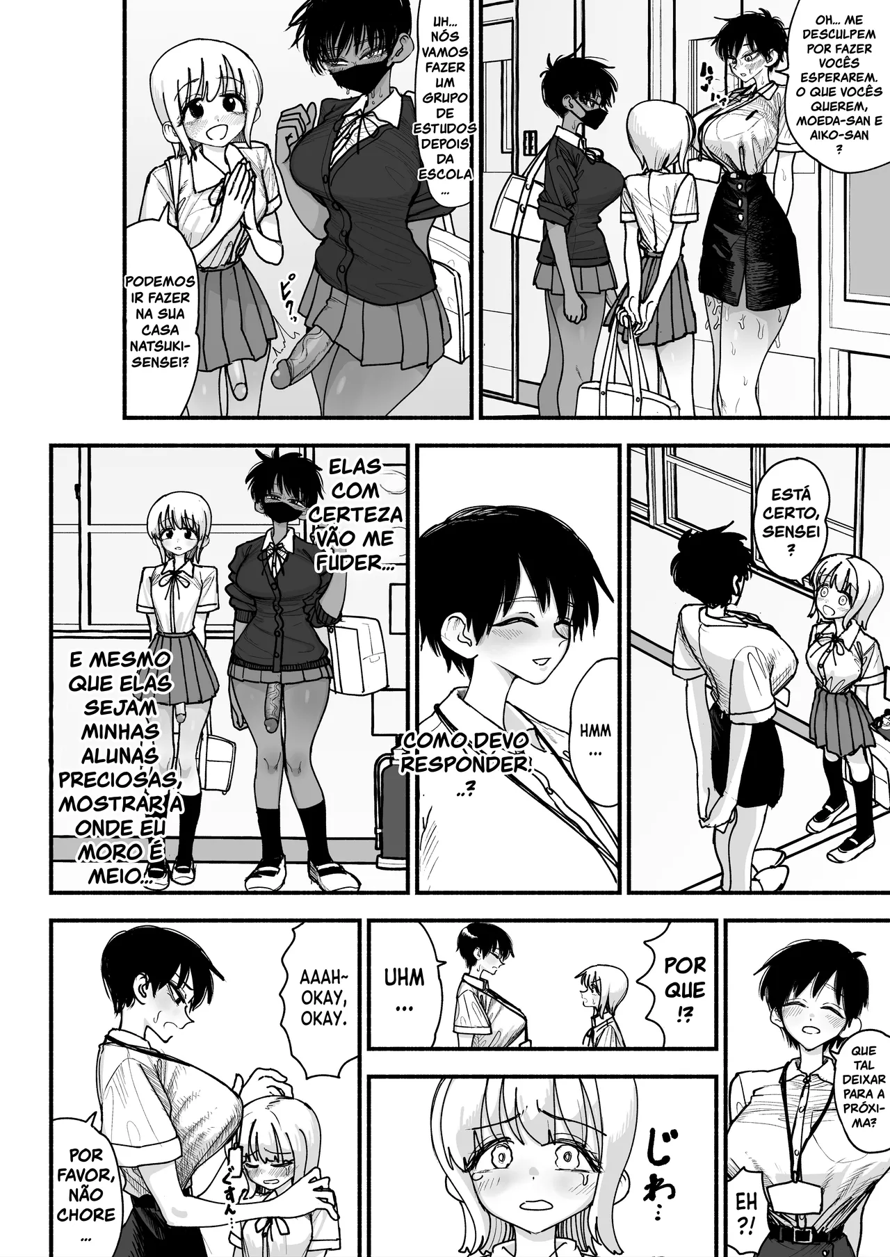 [Nagayama (Agagaga)] Futanari Joshikou no Onaho ~Itsudemo Sex Sasete Kureru Kiyowa de Yasashii Koushinchou Kyonyuu Sensei~ [Portuguese-BR] [Bocchi Tradução] 图片编号 40