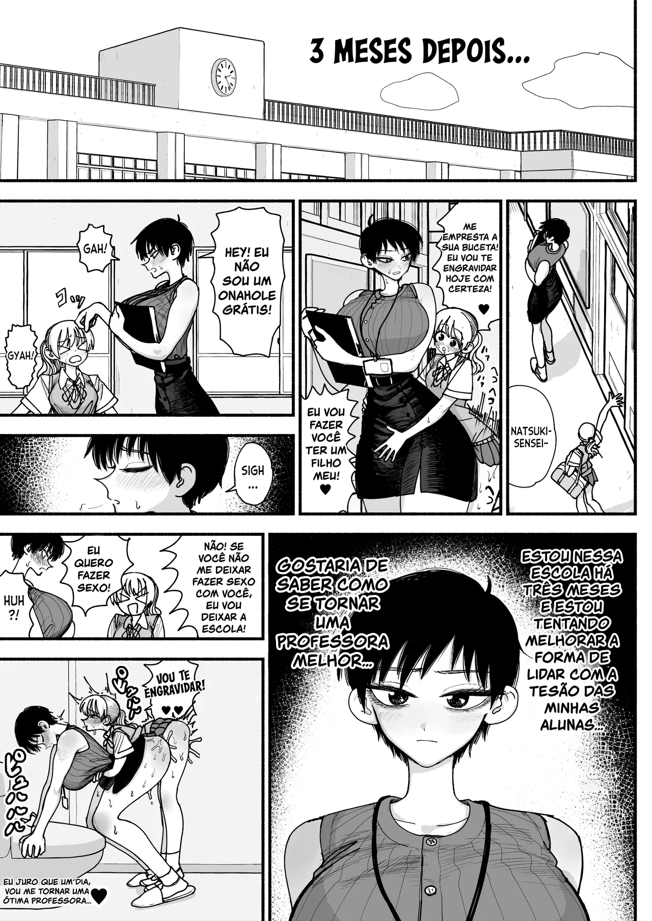 [Nagayama (Agagaga)] Futanari Joshikou no Onaho ~Itsudemo Sex Sasete Kureru Kiyowa de Yasashii Koushinchou Kyonyuu Sensei~ [Portuguese-BR] [Bocchi Tradução] 图片编号 59