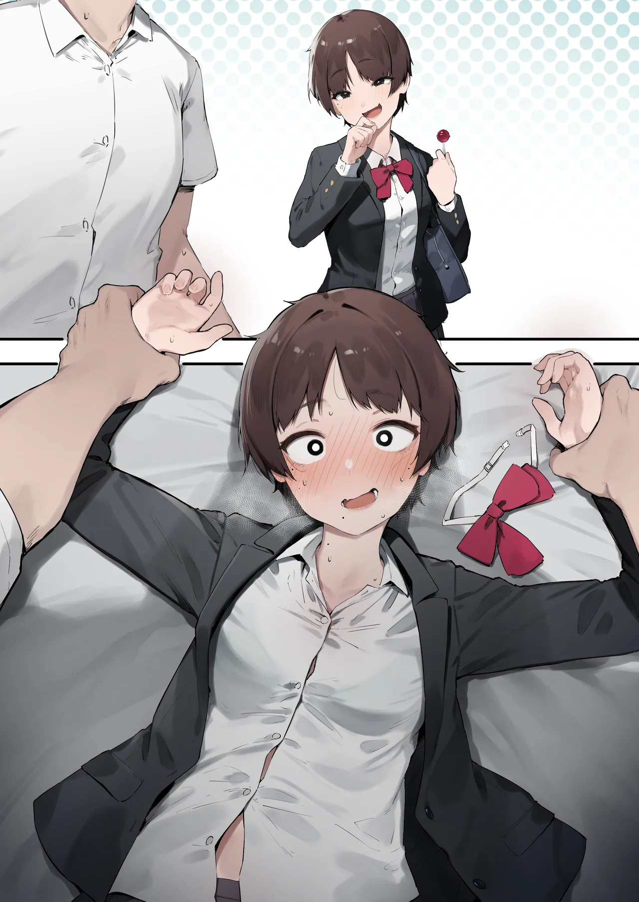 [Nigiri Usagi] Urusai Kouhai o Oshitao Shitara Otonashiku Natta Hanashi 画像番号 9