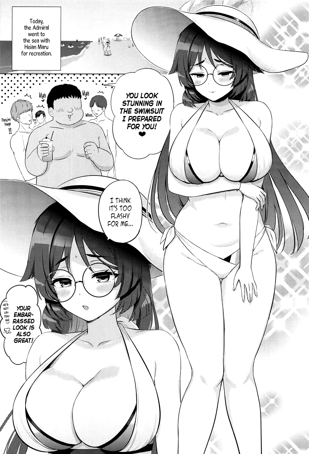 (C104) [Nanairo no Neribukuro (Nanashiki Fuka)] Heian Maru no Suibun Hokyuu (Kantai Collection -KanColle-) [English] [Ne-Kai Agenda] image number 3