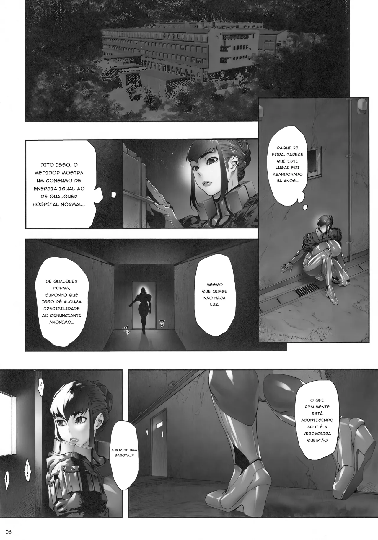 (C101) [Kocho Kocho Koukou (Bonten)] Nyuujoku no Ori ~Hitozuma Sousakan Atsuko~ [Portuguese-BR] [BLACKSUB] 画像番号 5