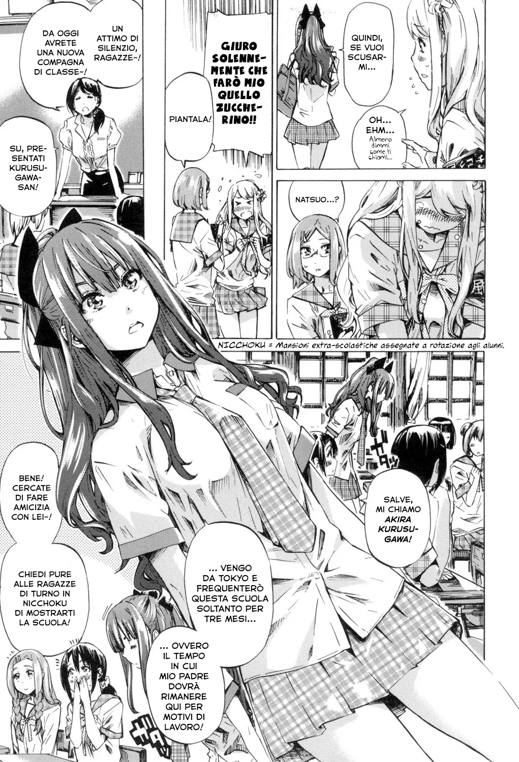 [MARUTA] Nadeshiko Hiyori #1 | Una Ragazza Follemente Innamorata di un Bocciolo di Rosa ch.1-3 (Shoujo wa Irozuku Yuri ni Koi o Suru) [Italian] [Hentai Fantasy] [Digital] 6eme image