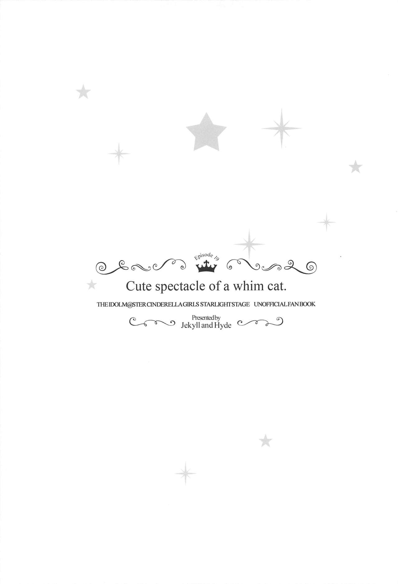 (SC2020 Spring) [Jekyll and Hyde (MAKOTO)] Cute spectacle of a whim cat.| 色气小猫的可爱自拍(THE IDOLM@STER CINDERELLA GIRLS)[Chinese] [黄记汉化组] Bildnummer 25