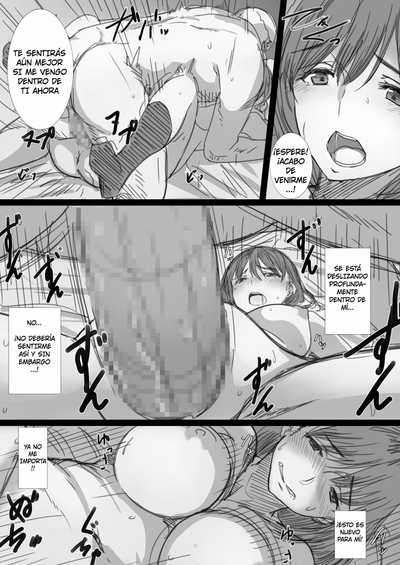 [Hari Poteto] Netorare Hitozuma -Ochiteyuku Kankaku- | Esposa Infiel -El Sentimiento de Caer- [Spanish] [Pajerosxnx] numero di immagine  19