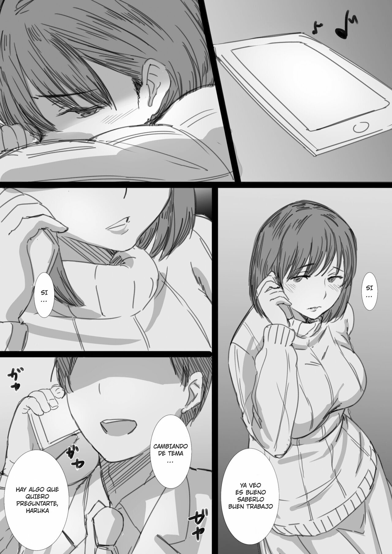 [Hari Poteto] Netorare Hitozuma -Ochiteyuku Kankaku- | Esposa Infiel -El Sentimiento de Caer- [Spanish] [Pajerosxnx] numero di immagine  40