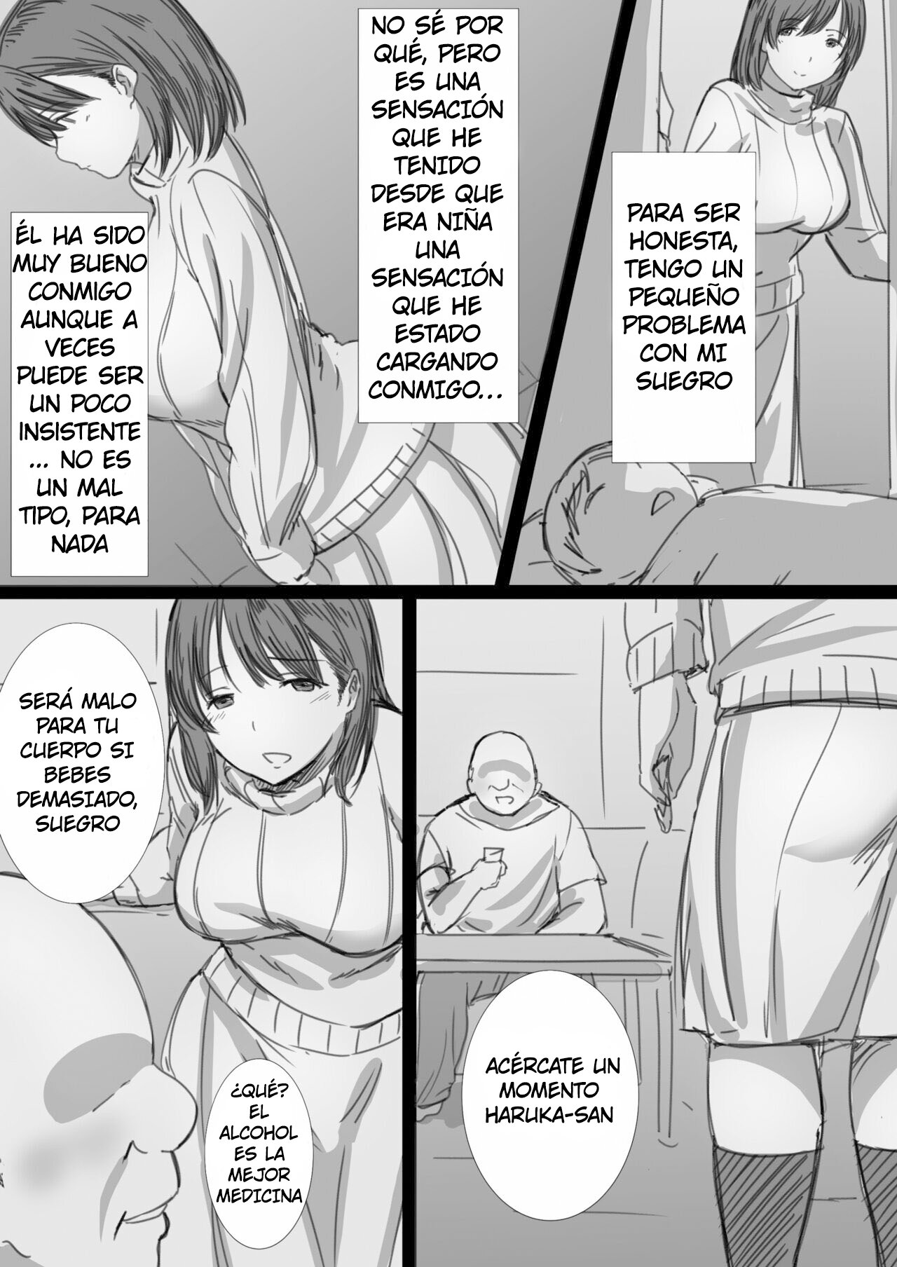 [Hari Poteto] Netorare Hitozuma -Ochiteyuku Kankaku- | Esposa Infiel -El Sentimiento de Caer- [Spanish] [Pajerosxnx] numero di immagine  60