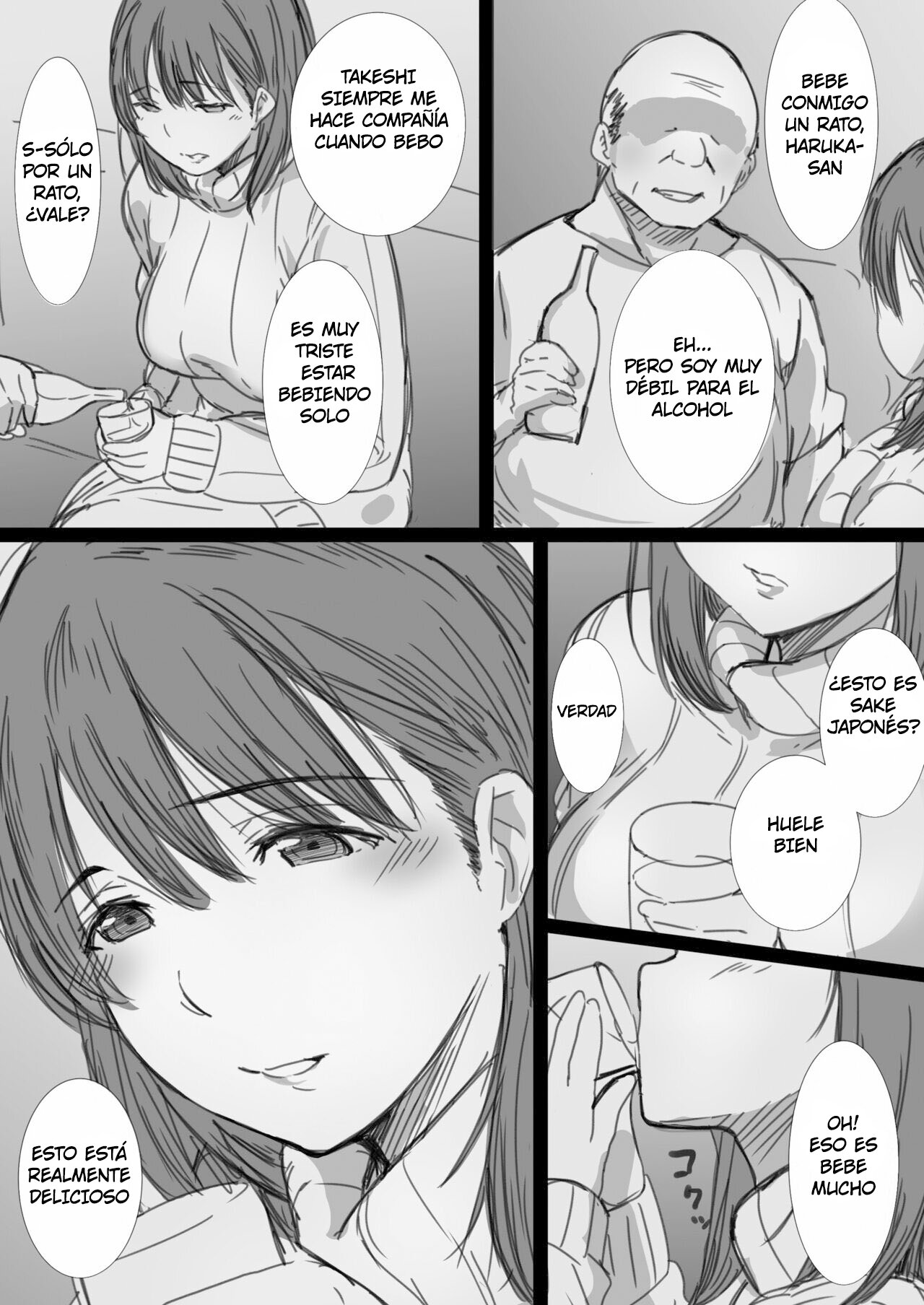 [Hari Poteto] Netorare Hitozuma -Ochiteyuku Kankaku- | Esposa Infiel -El Sentimiento de Caer- [Spanish] [Pajerosxnx] numero di immagine  61