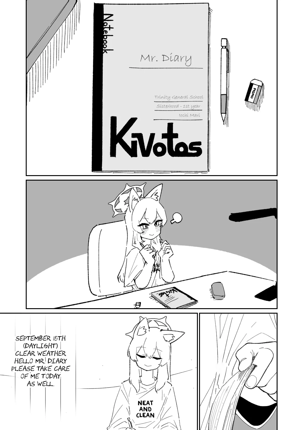 [Asahina Yoshitosi] Mari's Delusion Diary (Blue Archive) [English] image number 2