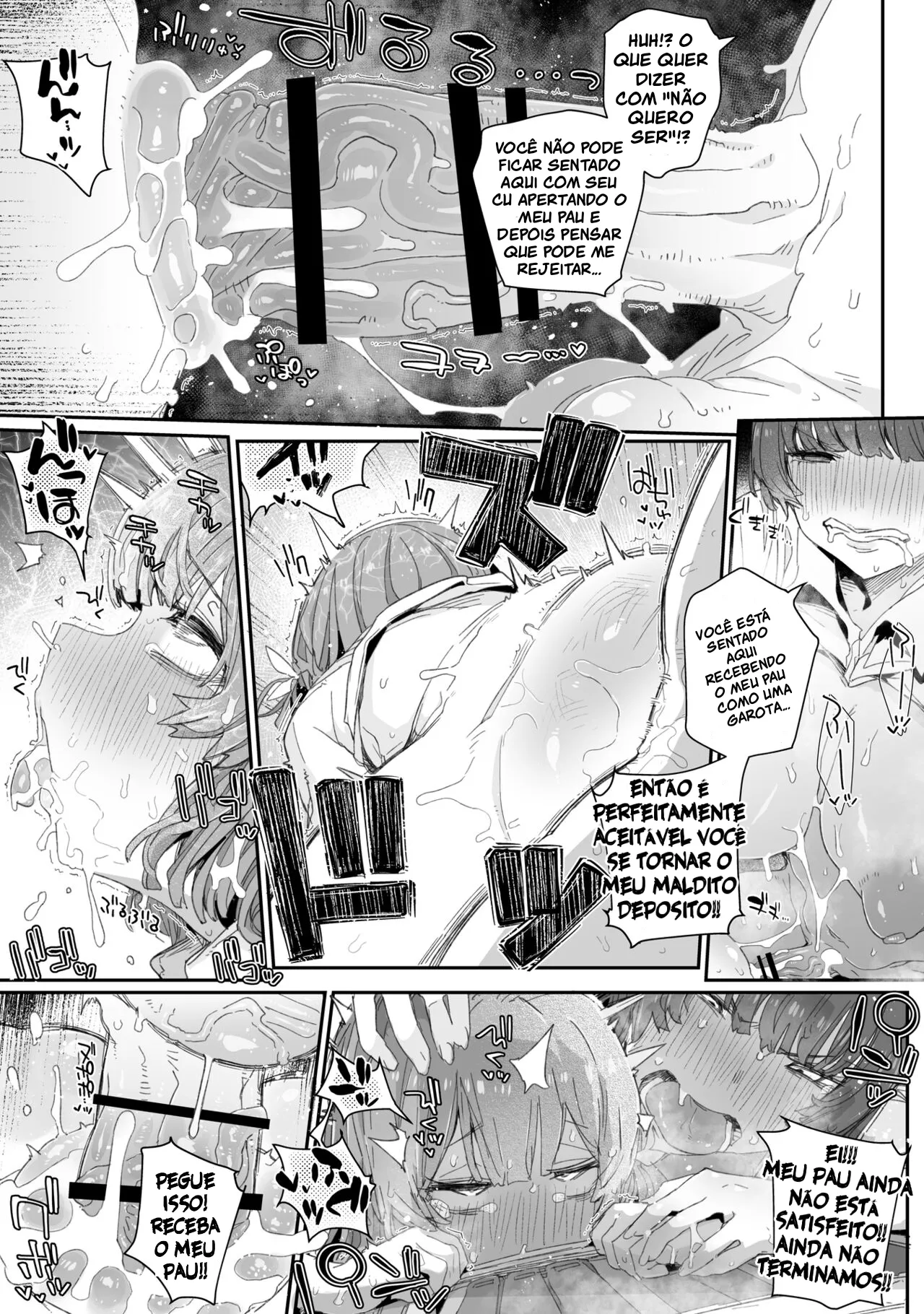 [PLATONiCA (Nyorubee)] Watashi no Fuuki o Midasun ja Nai!!! ~ Seiyoku Tsuyo Tsuyo Futanari Fuuki Iinchou ga Otokonoko de Midarechatta Sono Wake~ [Portuguese-BR] [Bocchi Tradução] 图片编号 30