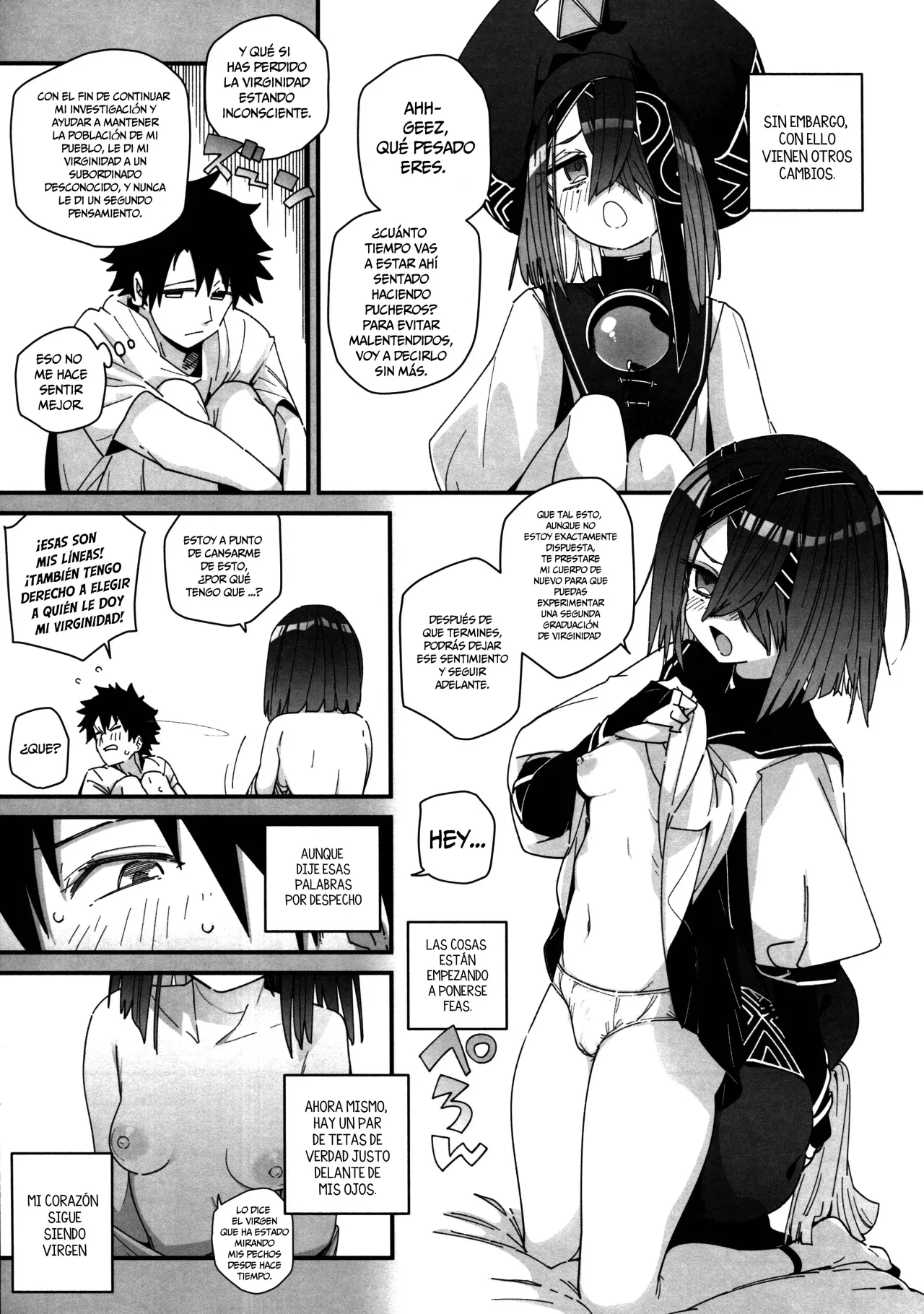 (C102) [Sarpaccio (Waira)] Jofuku-chan nanka de Sotsugyou Shitaku Naiyai! | ¡No Quiero Graduarme con Xu-fu-chan! (Fate/Grand Order) [Spanish] [Muslos No Hentais] 画像番号 5