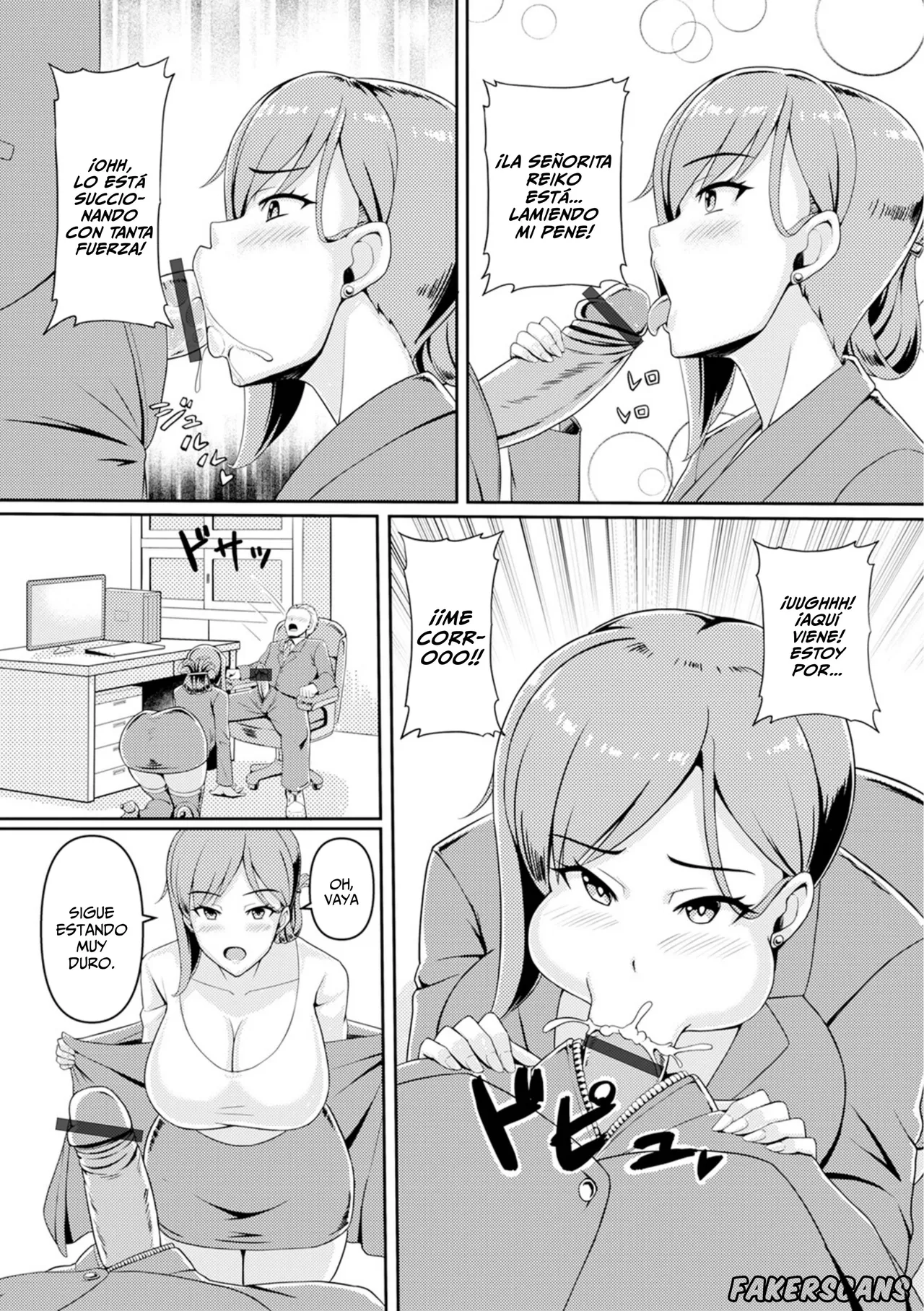 [Kawanuma Uotsuri] Hitozuma Hisho wa Cool de Sukebe | La Secretaria Casada Es Fria Y Pervertida (Web Haishin Gekkan Tonari no Kininaru Oku-san Vol. 091) [Spanish] [Fakerscans] numero di immagine  6