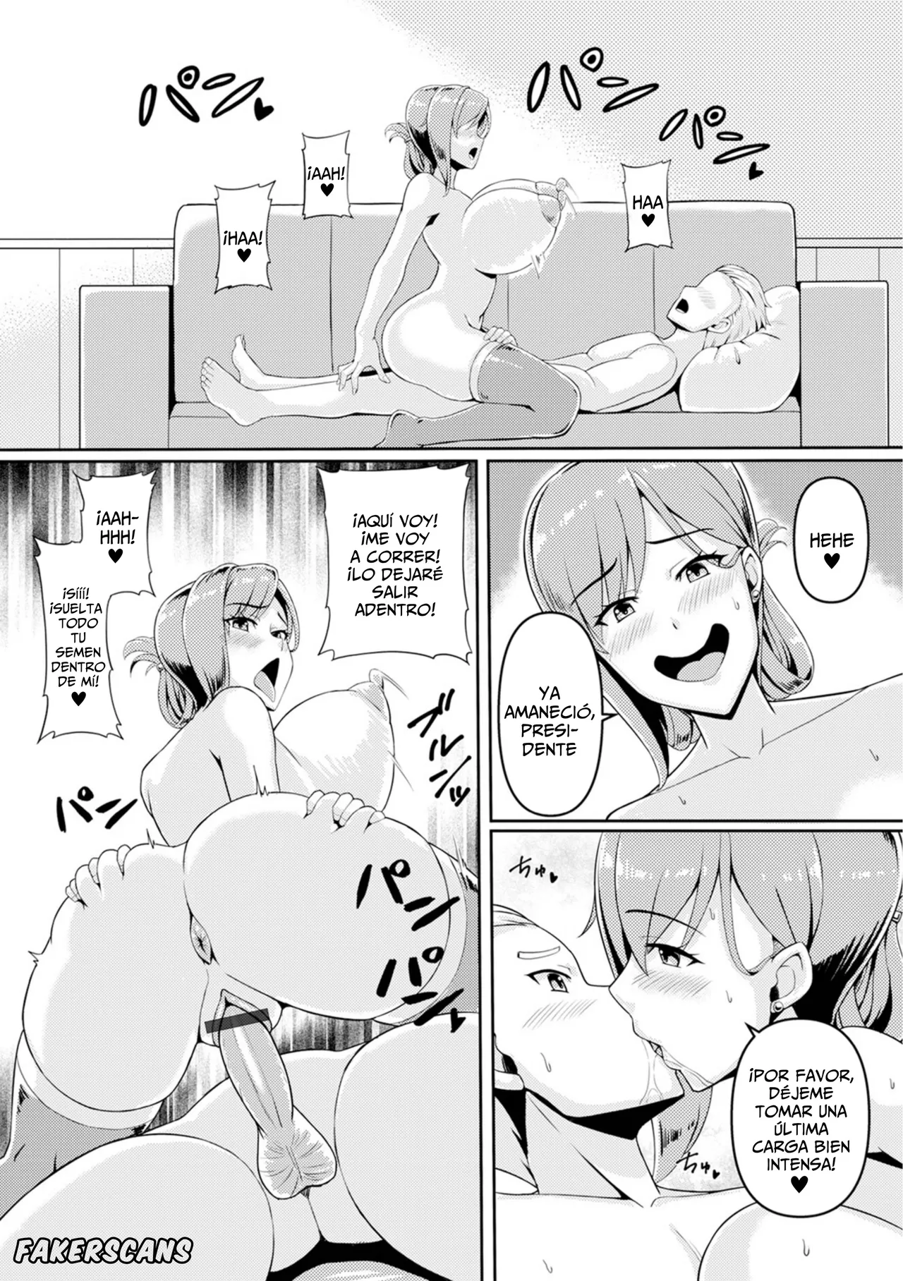 [Kawanuma Uotsuri] Hitozuma Hisho wa Cool de Sukebe | La Secretaria Casada Es Fria Y Pervertida (Web Haishin Gekkan Tonari no Kininaru Oku-san Vol. 091) [Spanish] [Fakerscans] numero di immagine  14