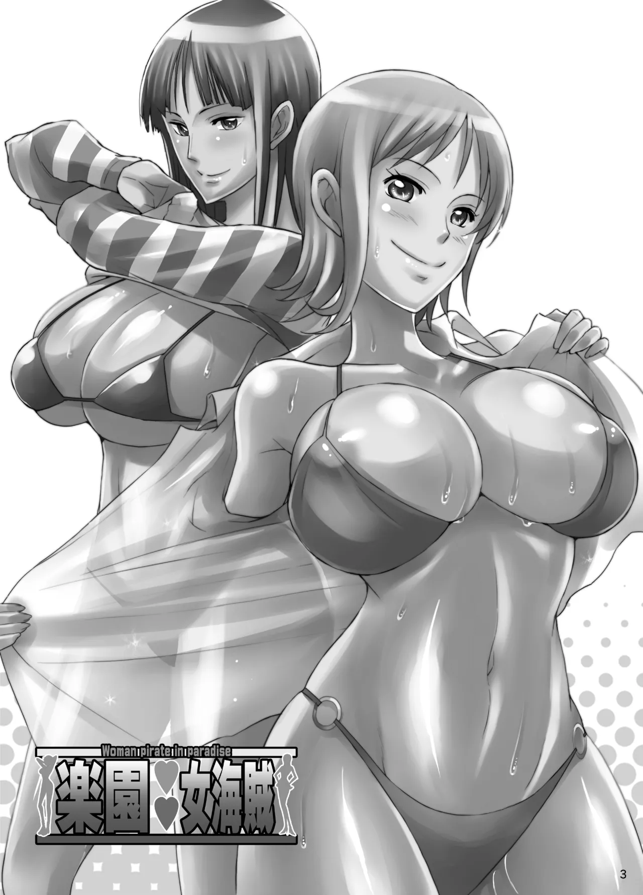 [Diogenes Club (Haikawa Hemlen)] Rakuen Onna Kaizoku - Woman pirate in paradise (One Piece) [Chinese] [光阴个人汉化] [Digital] image number 2