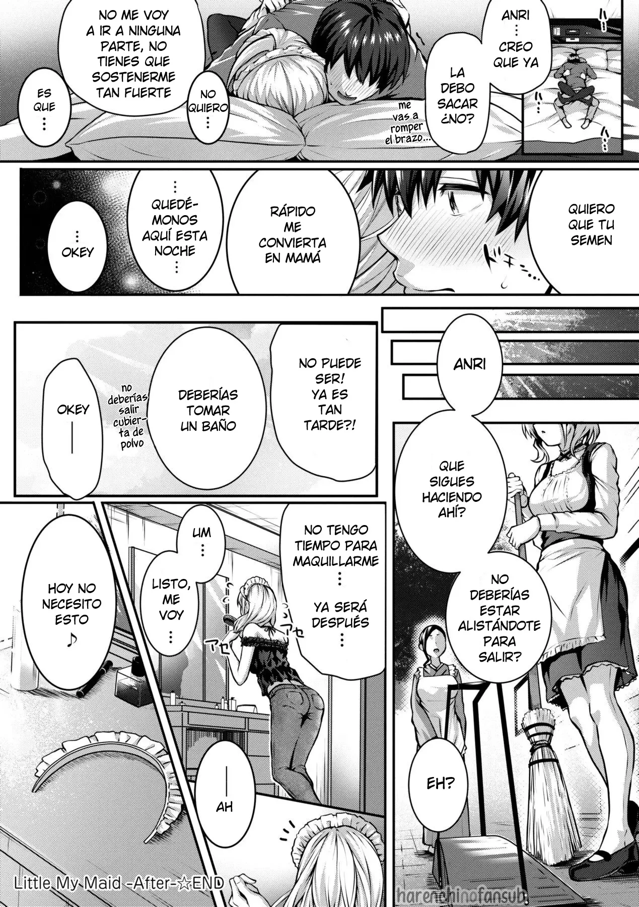 [Simon] Little My Maid ~after~ | Mi Pequeña Maid ~después~ (Hatsukoi Time) [Spanish] [Harenchi no Fansub] [Decensored] 画像番号 12