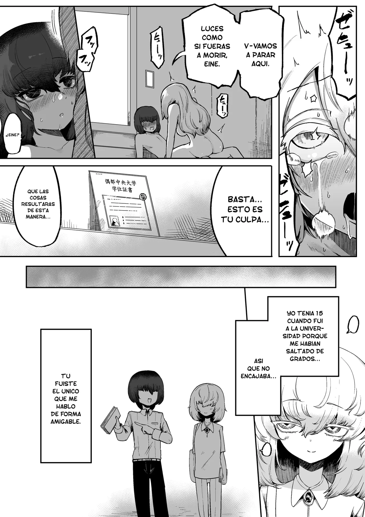 [Aimai no Wakusei (Nabatani Kinoko)] Kininaru Anoko ni Kawareteru | Ella Me Hizo Su Mascota [Spanish] [El Pato Con Sombrero] image number 26