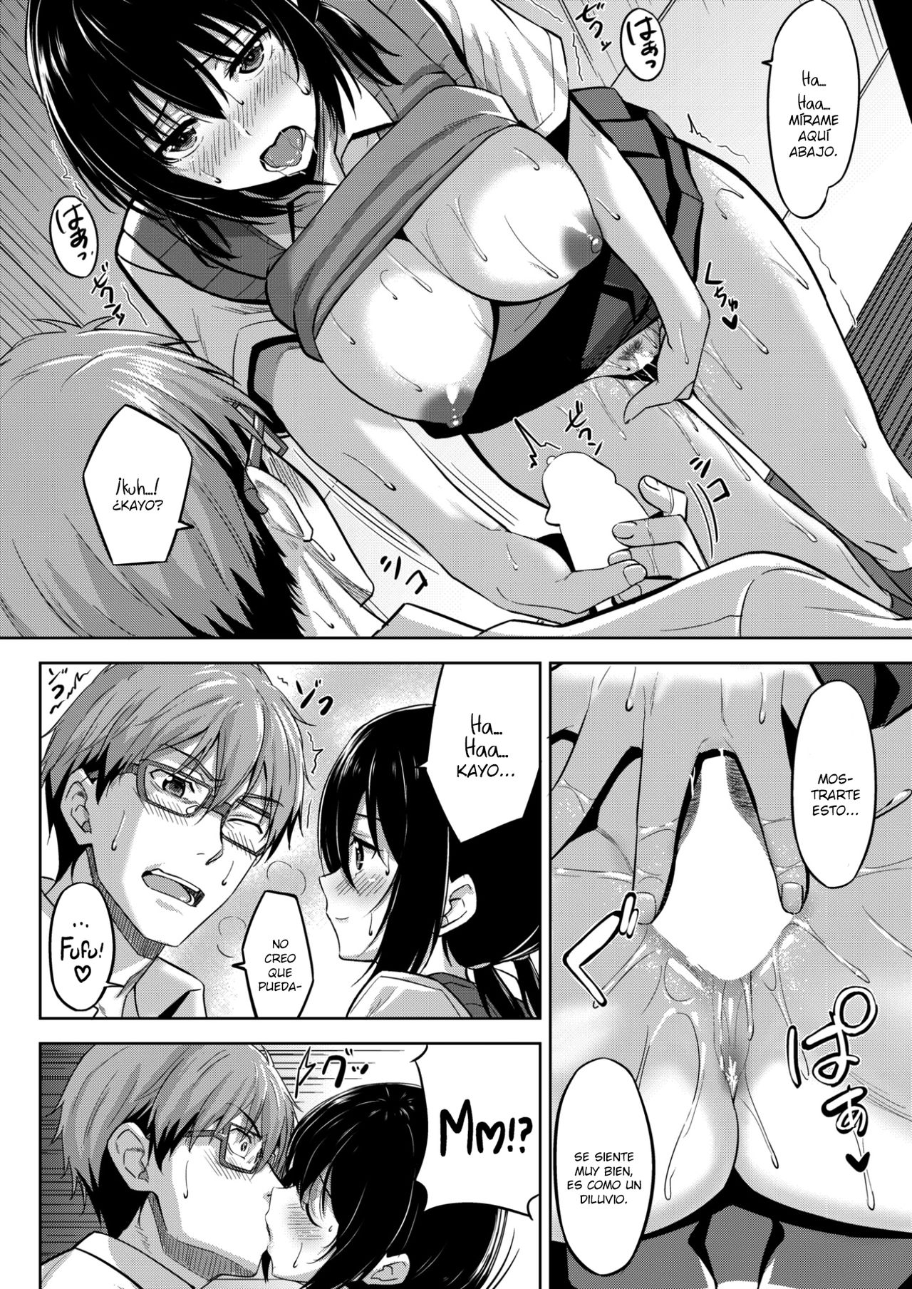 [Hazuki Yuuto] Shigekiteki na Koto | Algo más estimulante (COMIC Kairakuten BEAST 2017-02) [Spanish] [SketNatsu] [Digital] image number 10