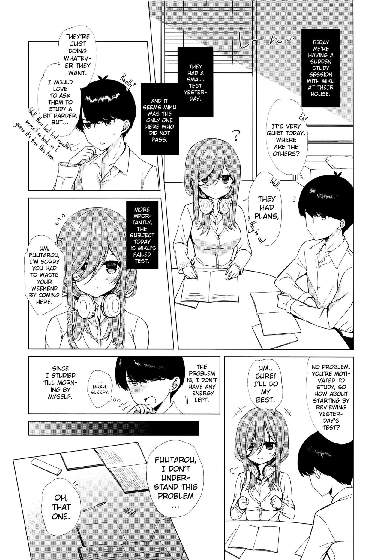 (SC2019 Autumn) [Indico lite (Mitha)] Secret Study Session (Gotoubun no Hanayome) [English] [YummyYamYami] 이미지 번호 5