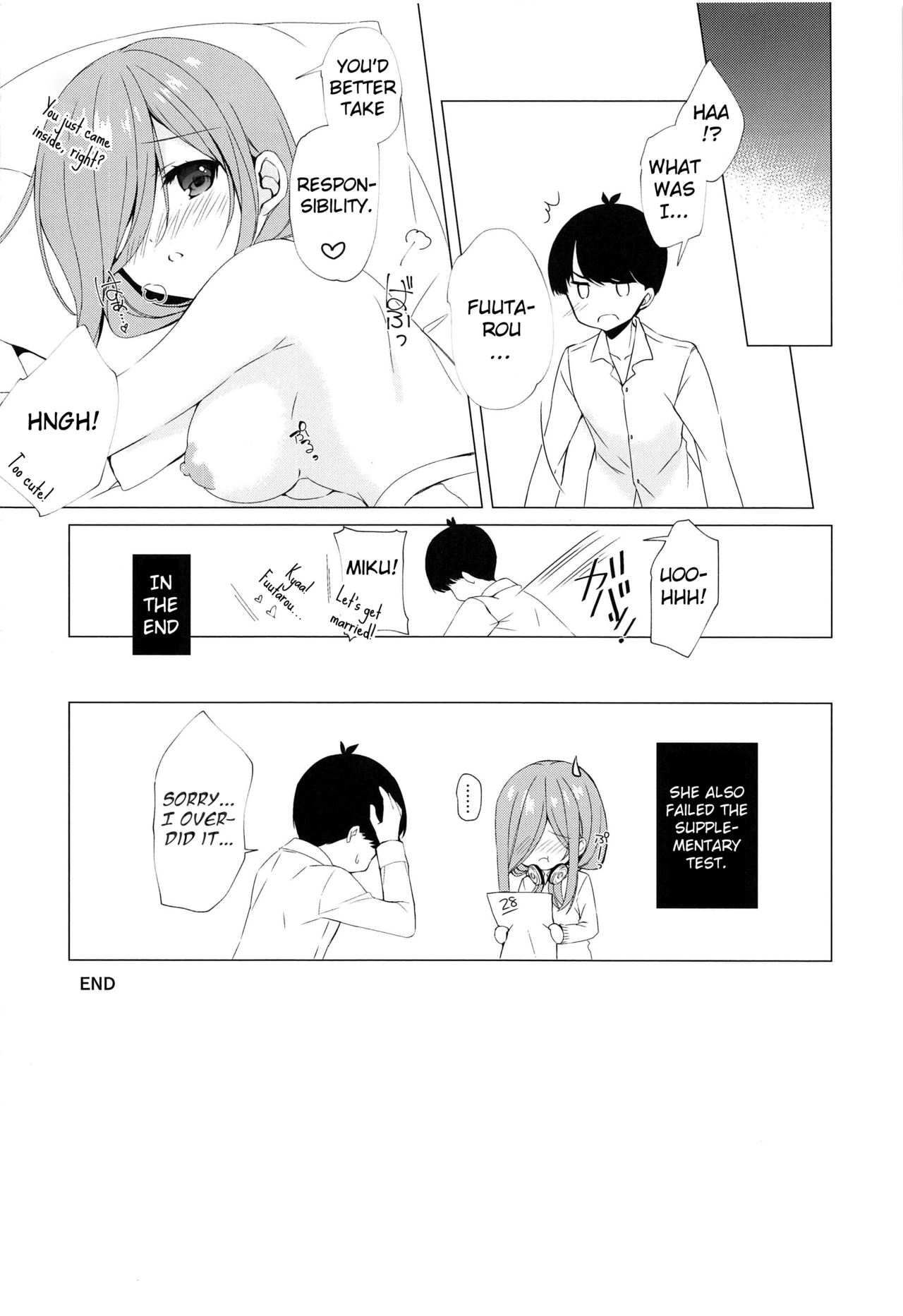 (SC2019 Autumn) [Indico lite (Mitha)] Secret Study Session (Gotoubun no Hanayome) [English] [YummyYamYami] 이미지 번호 15