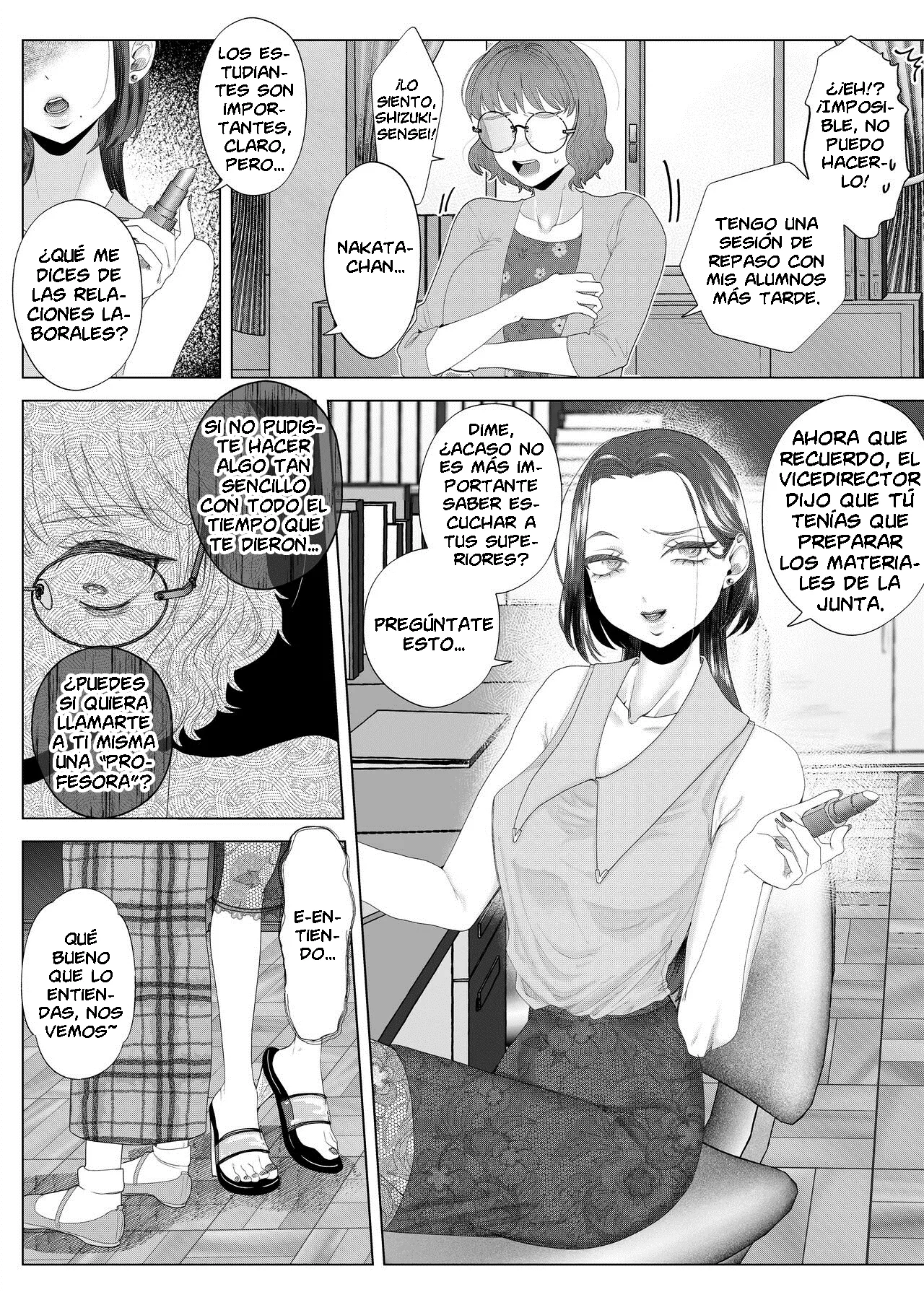 [ASK, (Serakichi.)] Entrenando a una Horrible Profesora usando una Aplicación de Hipnosis hasta Convertirla en una Esclava 이미지 번호 6