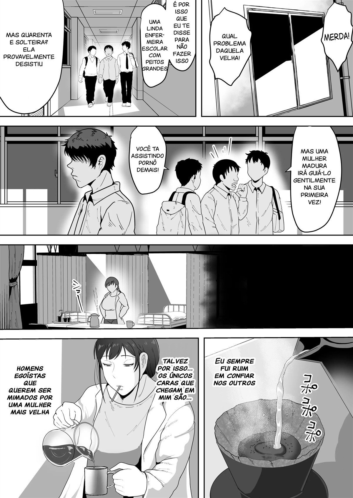 [NF-Freak (Si-man)] Hoken no Sensei Shinobu, 37 Sai, K-Cup ~Sei ni Mezameta Toshima no Mesu~ [Portuguese-BR] 图片编号 3