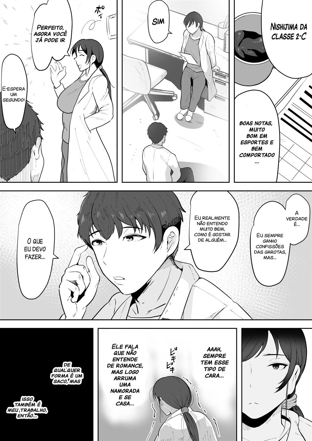 [NF-Freak (Si-man)] Hoken no Sensei Shinobu, 37 Sai, K-Cup ~Sei ni Mezameta Toshima no Mesu~ [Portuguese-BR] 图片编号 5