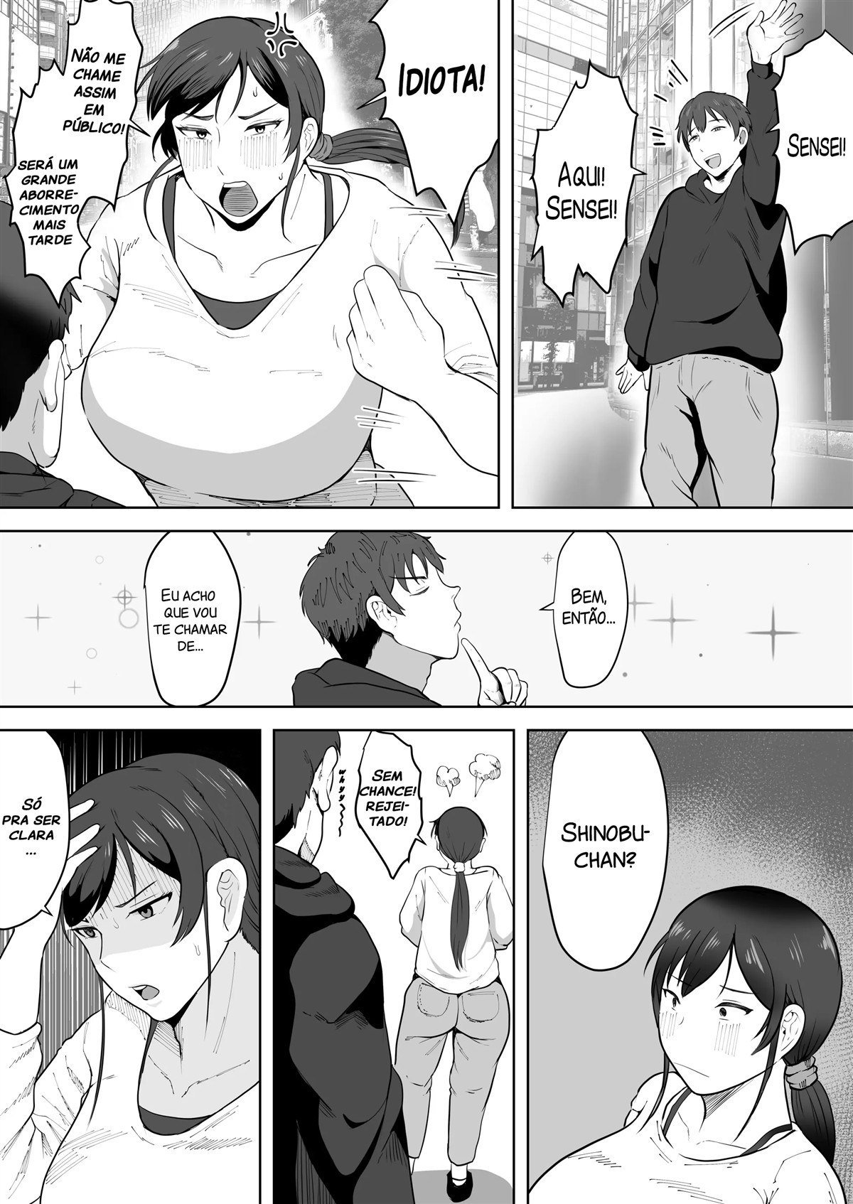 [NF-Freak (Si-man)] Hoken no Sensei Shinobu, 37 Sai, K-Cup ~Sei ni Mezameta Toshima no Mesu~ [Portuguese-BR] 图片编号 9