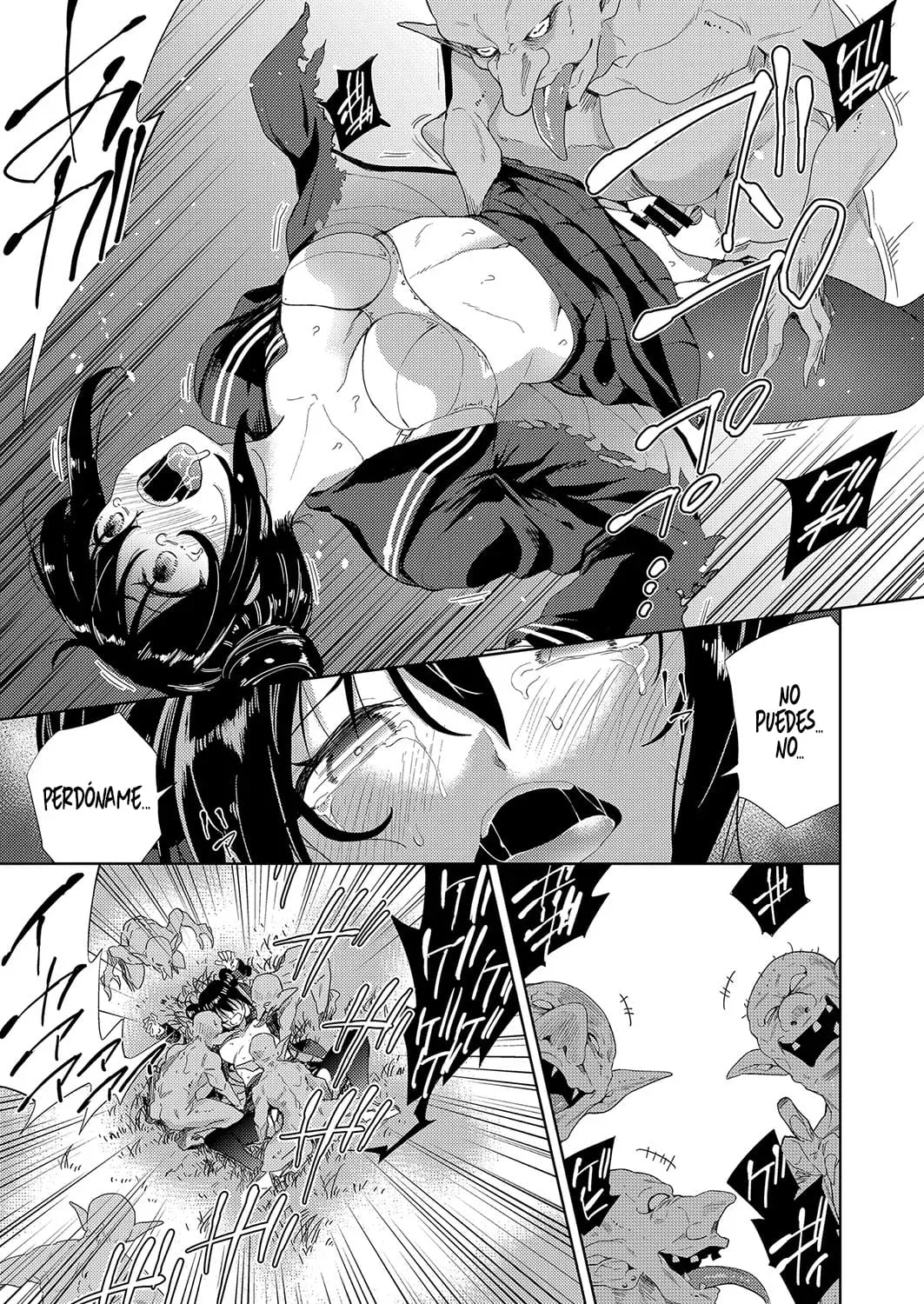 [Tetsuna] Isekai Teni! Goblin ni Haramibukuro to Shite Okasareru Hibi 1 | Siendo Violada por Duendes en un Mundo Diferente Cap. 1 [Spanish] [RobertoTH] 图片编号 19