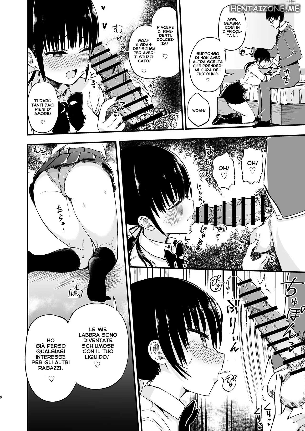 [Aohimo Familia (Chilt, Aohimo)] Kanojo no Imouto ga Kyonyuu MiniSkir JK de Koakuma-kei | La sorella minore della mia ragazza 1/3 [Italian] Bildnummer 54