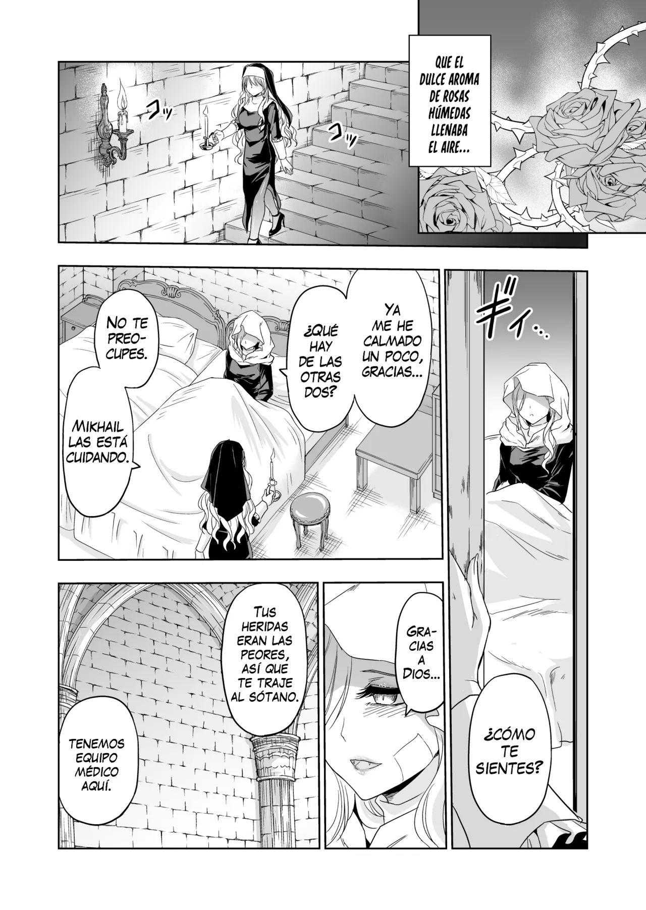 [Palace Inubousaki (Sister Maria Rosetta)] Shitsurakuen ~Haitoku ni Ochiru Seijo~ [Spanish] [Mapache Fansub] [Digital] Bildnummer 13