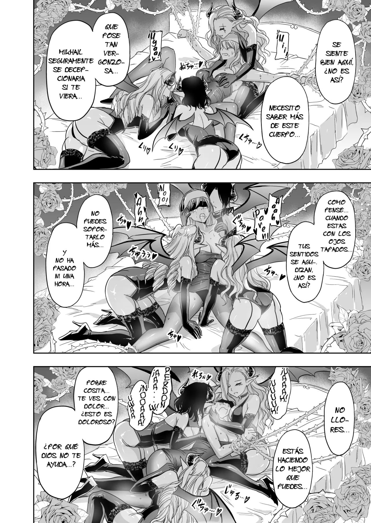 [Palace Inubousaki (Sister Maria Rosetta)] Shitsurakuen ~Haitoku ni Ochiru Seijo~ [Spanish] [Mapache Fansub] [Digital] Bildnummer 29