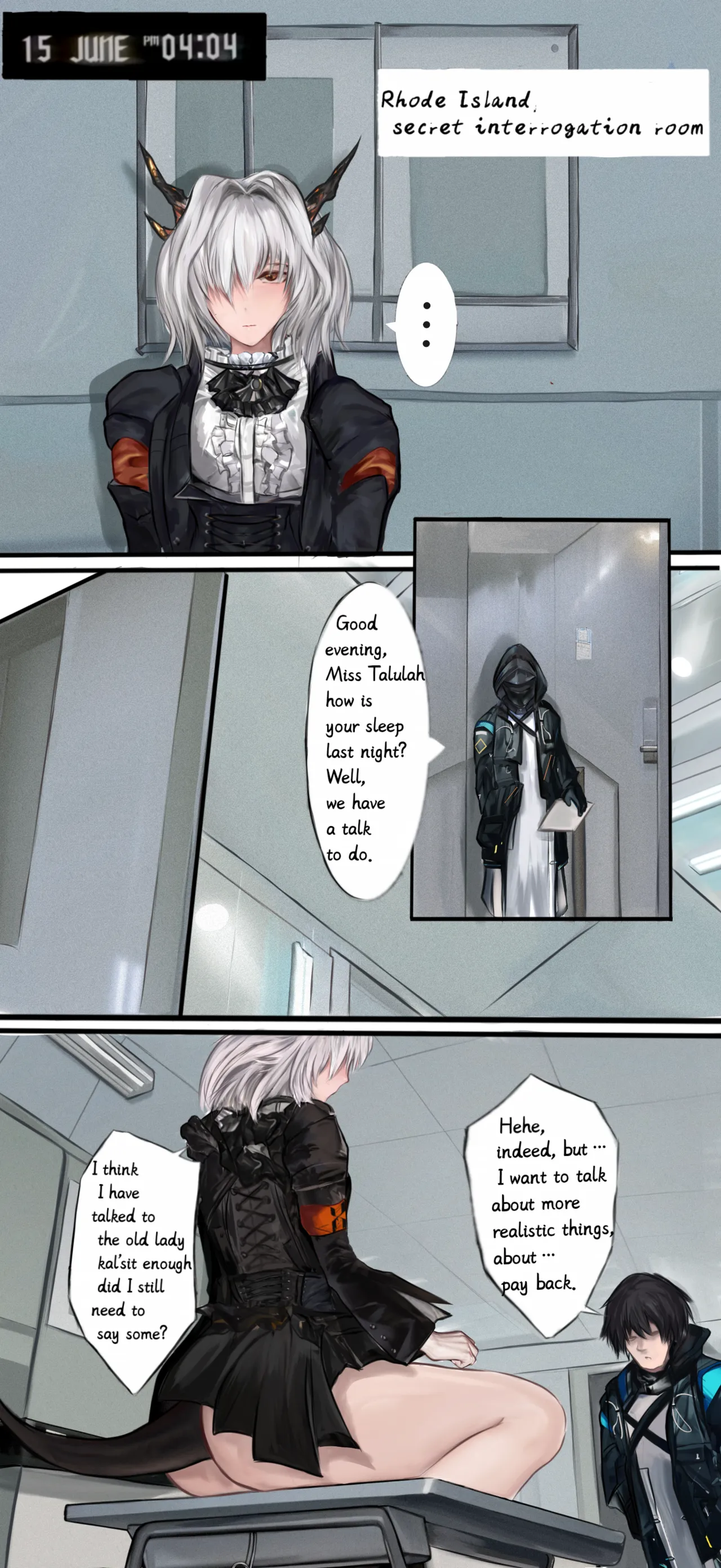 作业帮·《Not yet dawn》（明日方舟英语同人H·LC整合汉化组代发） image number 1