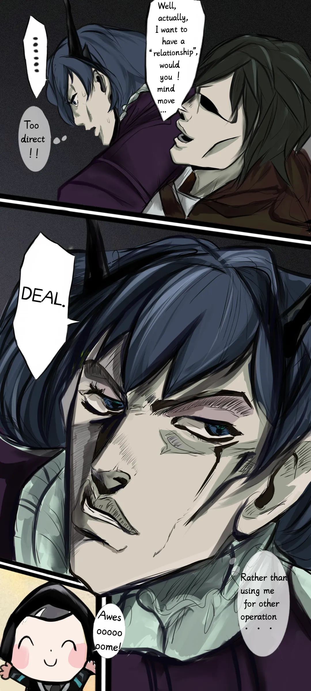 作业帮·《Not yet dawn》（明日方舟英语同人H·LC整合汉化组代发） image number 3