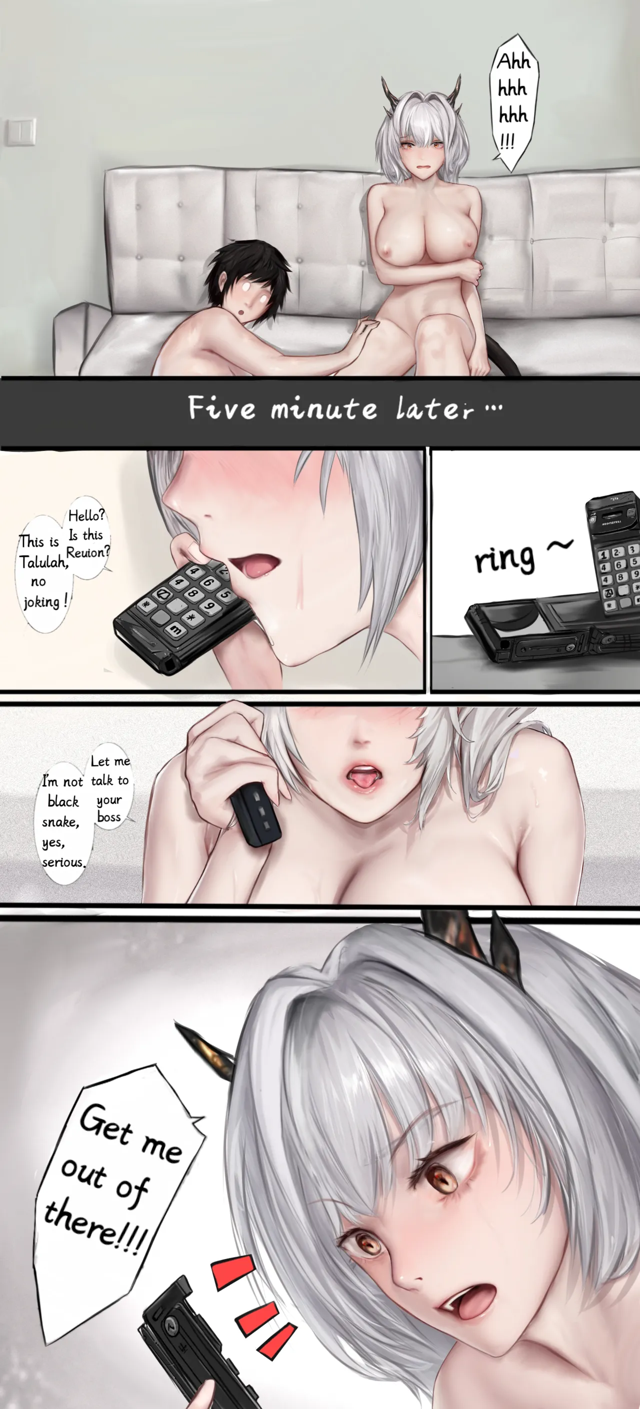 作业帮·《Not yet dawn》（明日方舟英语同人H·LC整合汉化组代发） image number 32