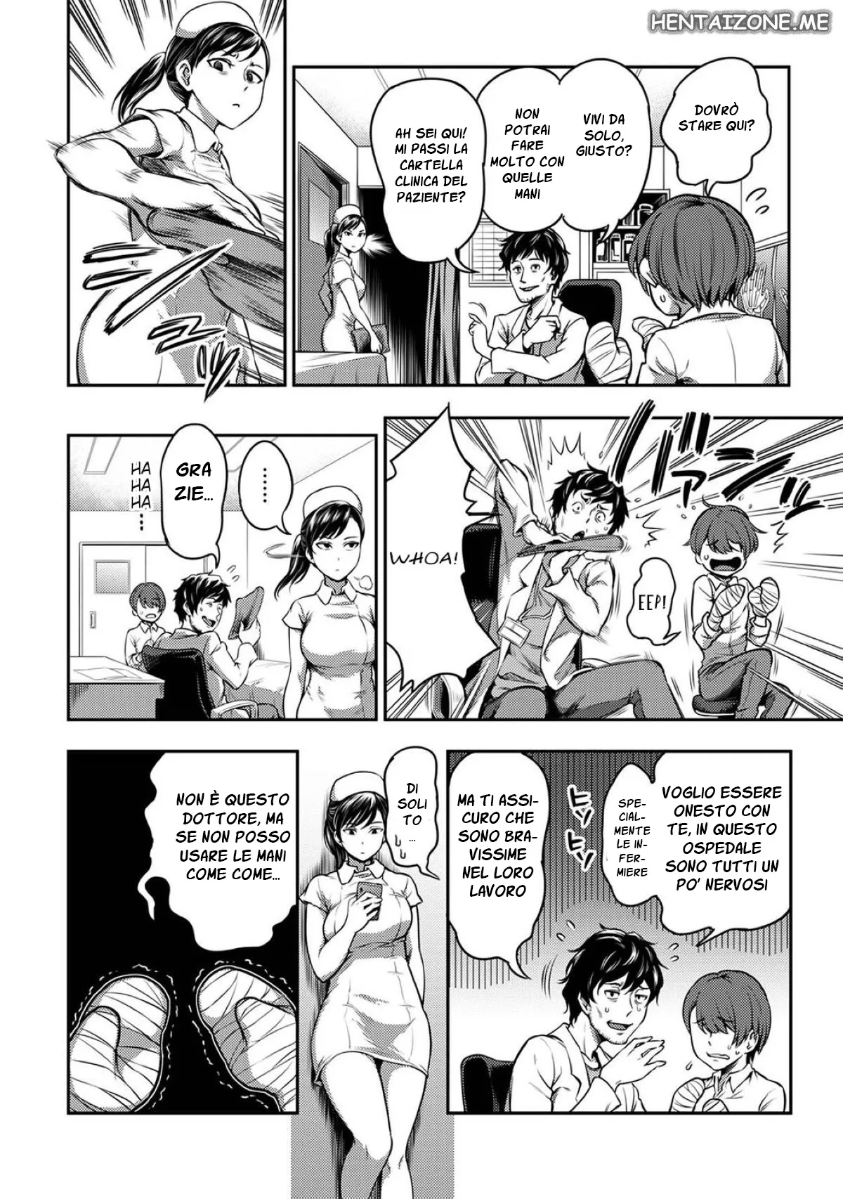 [Kameyama Shiruko] Sakusei Byoutou ~Seikaku Saiaku no Nurse shika Inai Byouin de Shasei Kanri Seikatsu~ Ch. 1 Zenpen | Infermiera Malvagia (COMIC Ananga Ranga Vol. 73) [Italian] Bildnummer 3