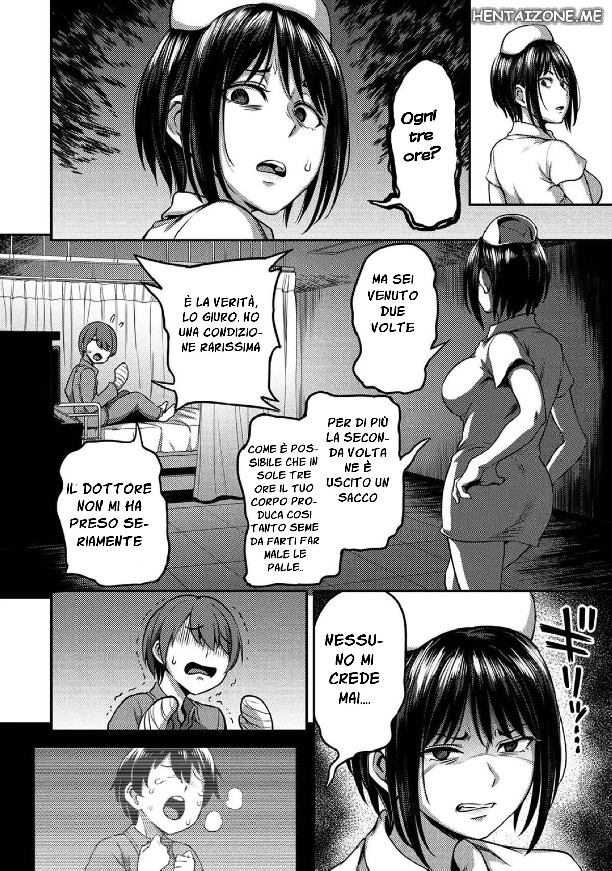 [Kameyama Shiruko] Sakusei Byoutou ~Seikaku Saiaku no Nurse shika Inai Byouin de Shasei Kanri Seikatsu~ Ch. 1 Zenpen | Infermiera Malvagia (COMIC Ananga Ranga Vol. 73) [Italian] Bildnummer 15